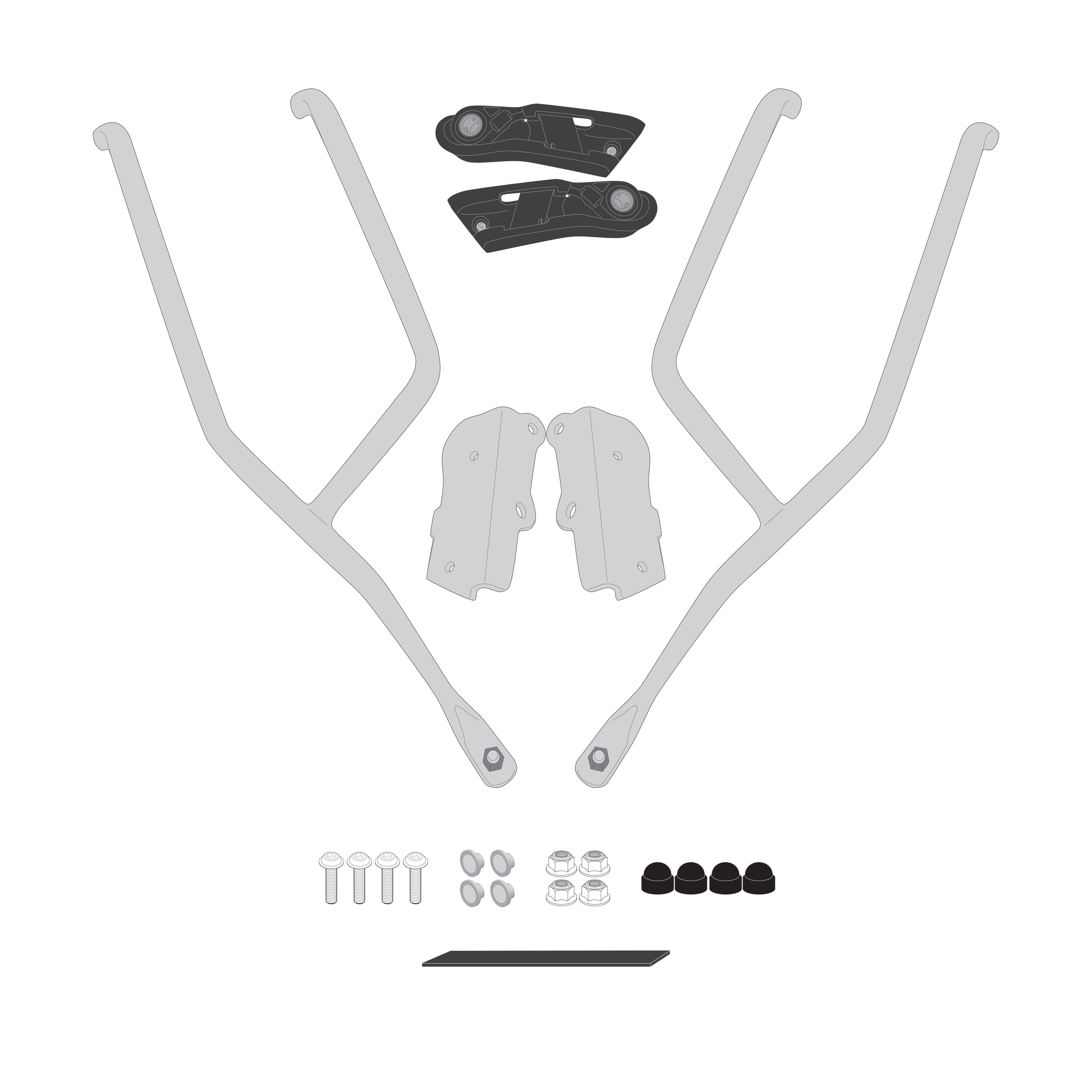 Supporto per borse soffici laterali GIVI TR3126