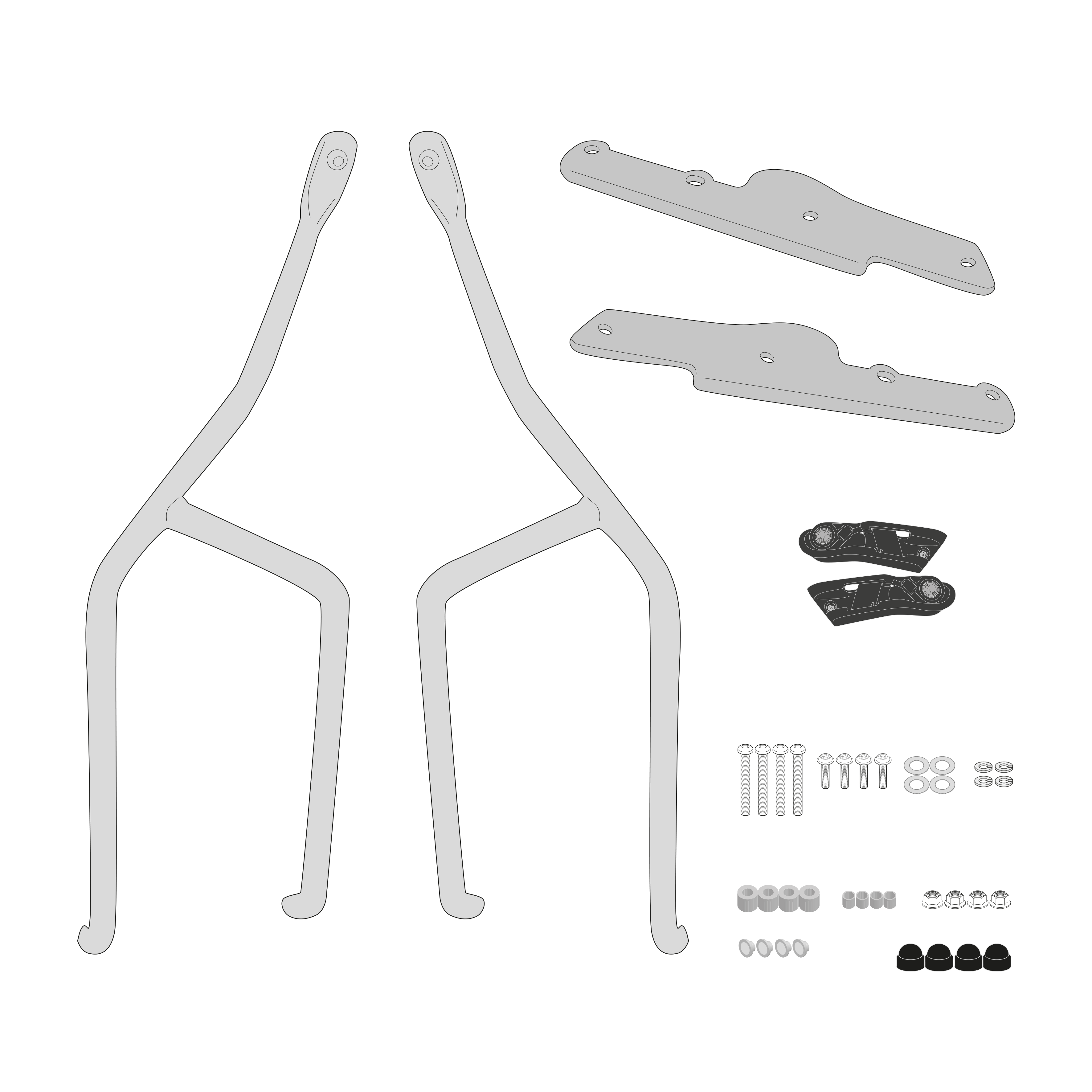 Supporto per borse soffici laterali GIVI TR4118