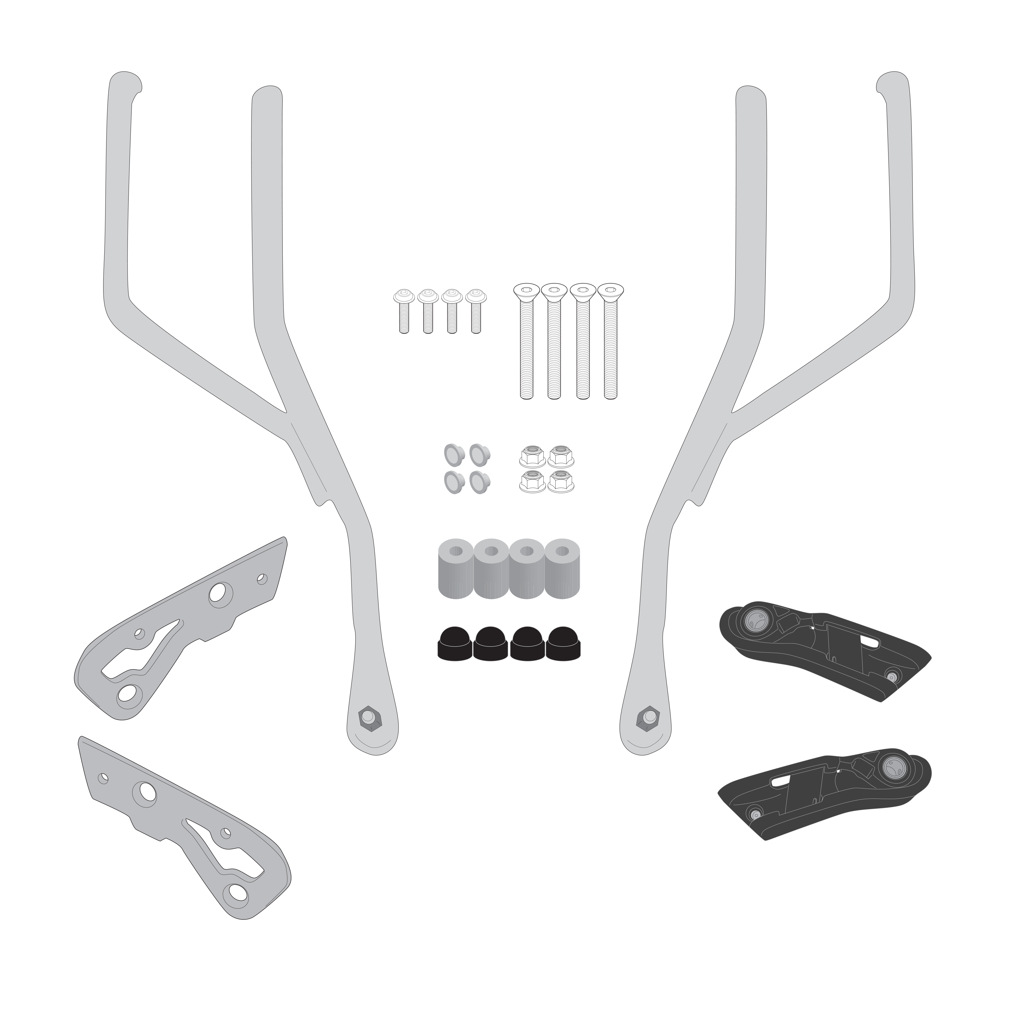 Supporto per borse soffici laterali GIVI TR4131