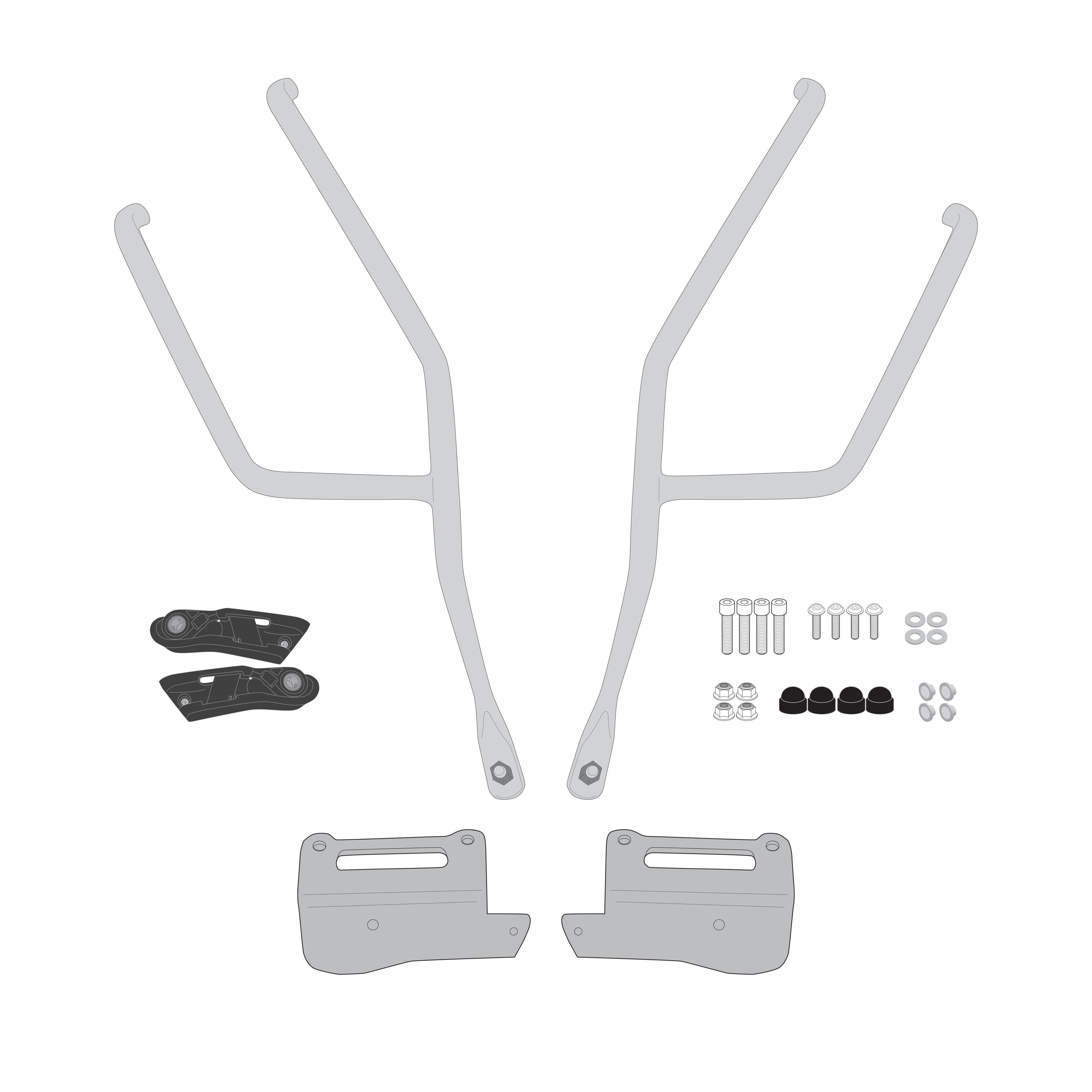 Supporto per borse soffici laterali GIVI TR5141