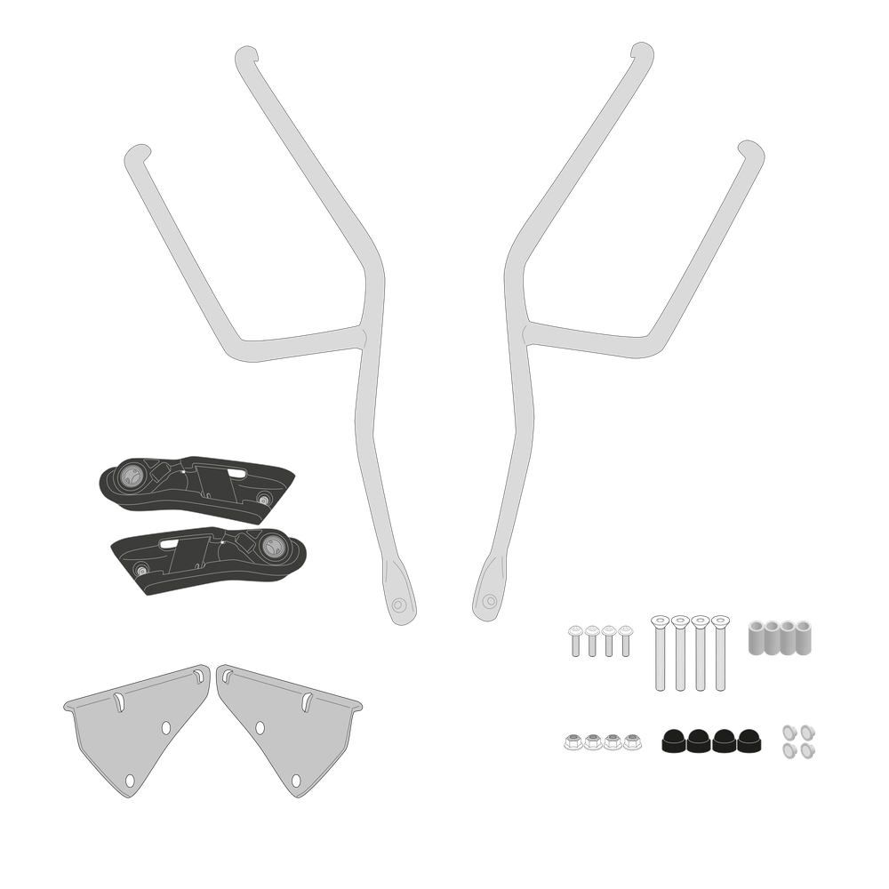 Supporto per borse soffici laterali GIVI TR8206