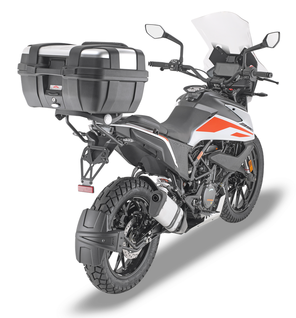 Bauletto GIVI TRK52 montato con SR7711 su KTM 390 Adventure (20)