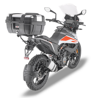 Bauletto GIVI TRK52 montato con SR7711 su KTM 390 Adventure (20)