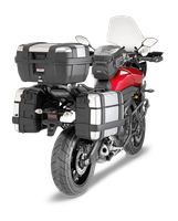 Valigie Laterali GIVI TRK montato con PLR2122 su Yamaha MT-09 Tracer (15)