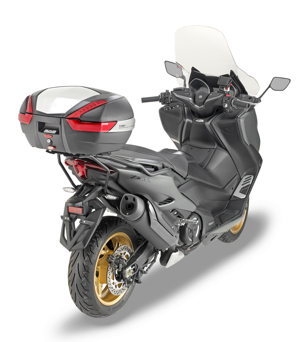 Bauletto GIVI V47N montato con SR2147 su Yamaha T-MAX 560 (20)