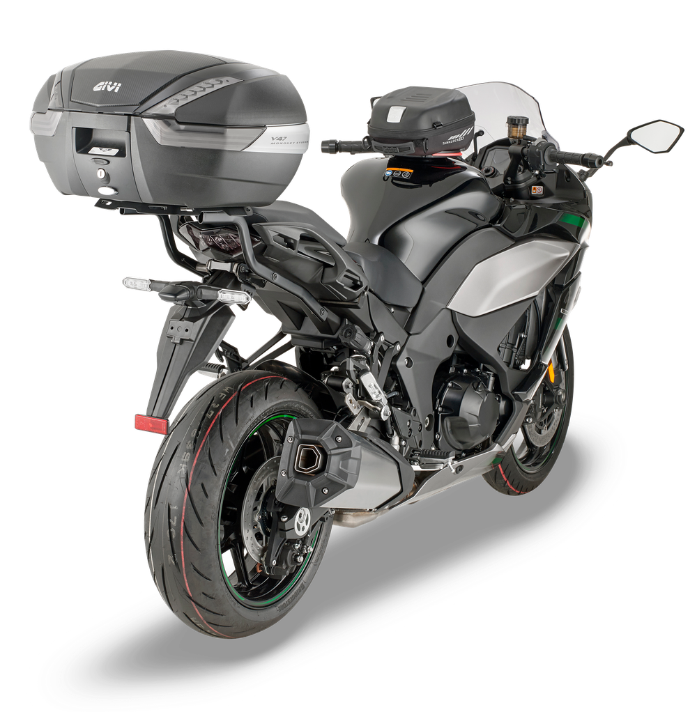 Bauletto GIVI V47NNT montato con 4130FZ su Kawasaki Ninja 1000 SX (20)