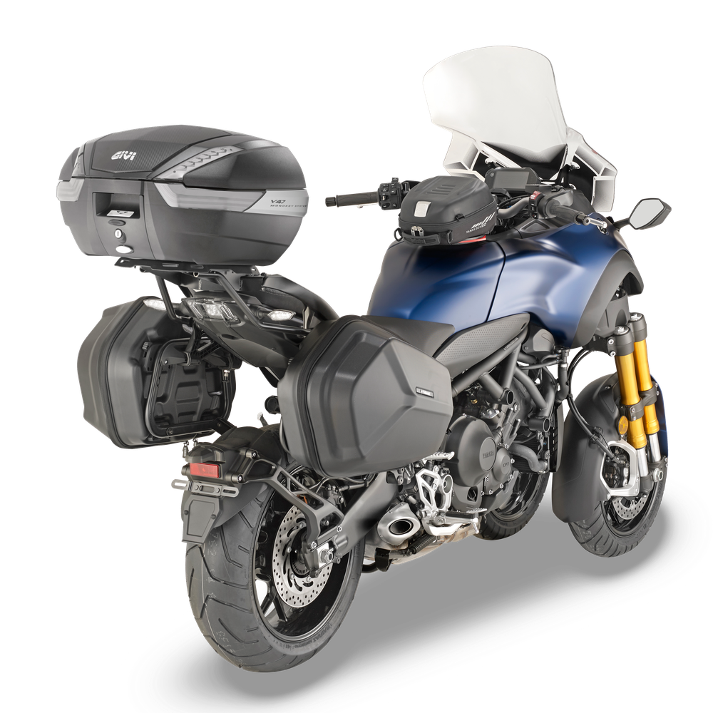 Bauletto GIVI V47NNT montato con SR2144 su Yamaha Niken GT 900 (19)