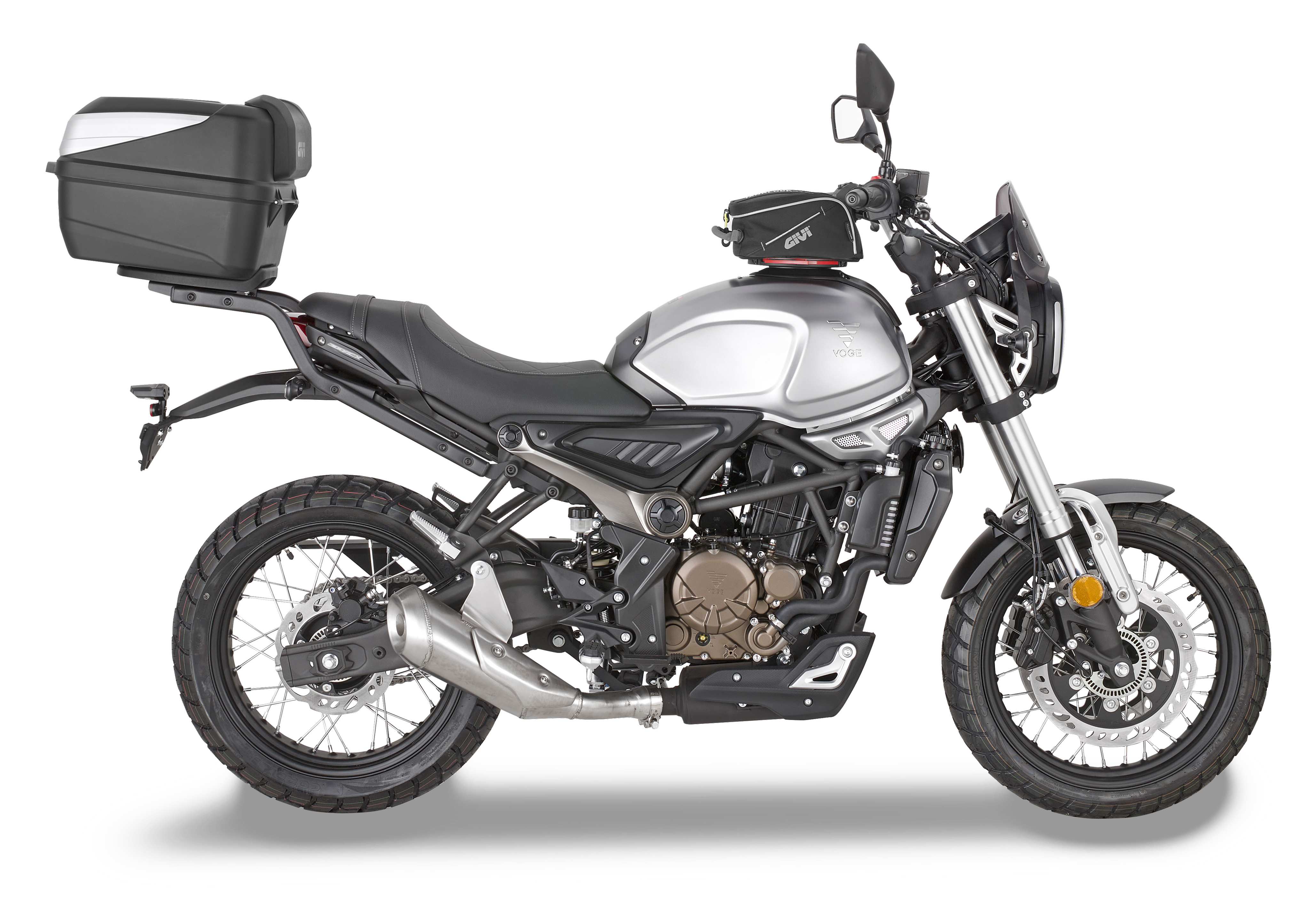Allestimento GIVI su Voge Trofeo 300 AC scrambler (22) lato