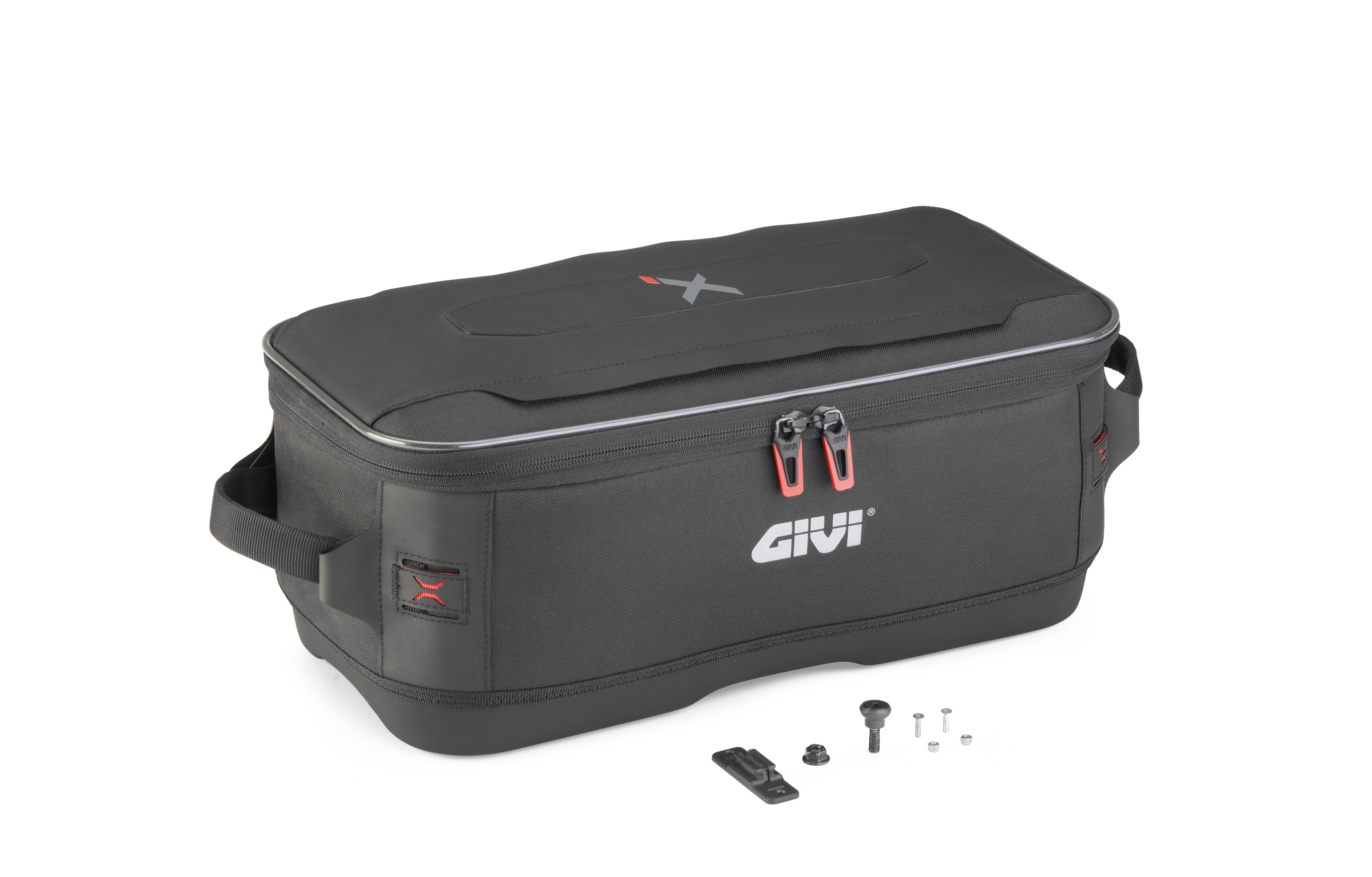 15-LTR water-resistant cargo bag with magnetic mounting