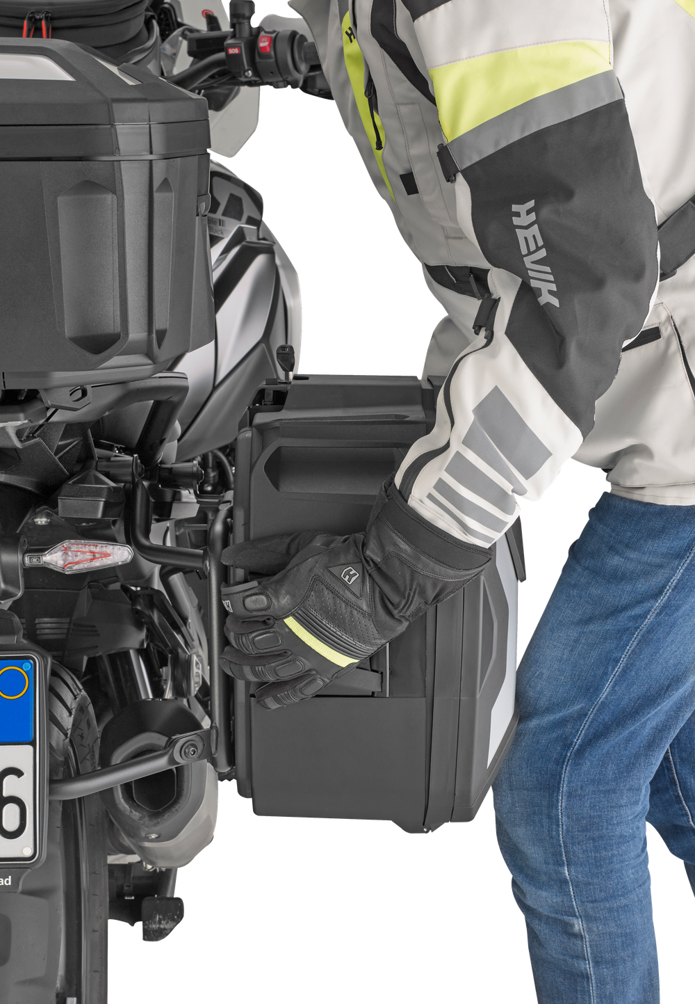 XP01AAA movimento della valigia XSPACE GIVI per espansione da 27 a 36 litri