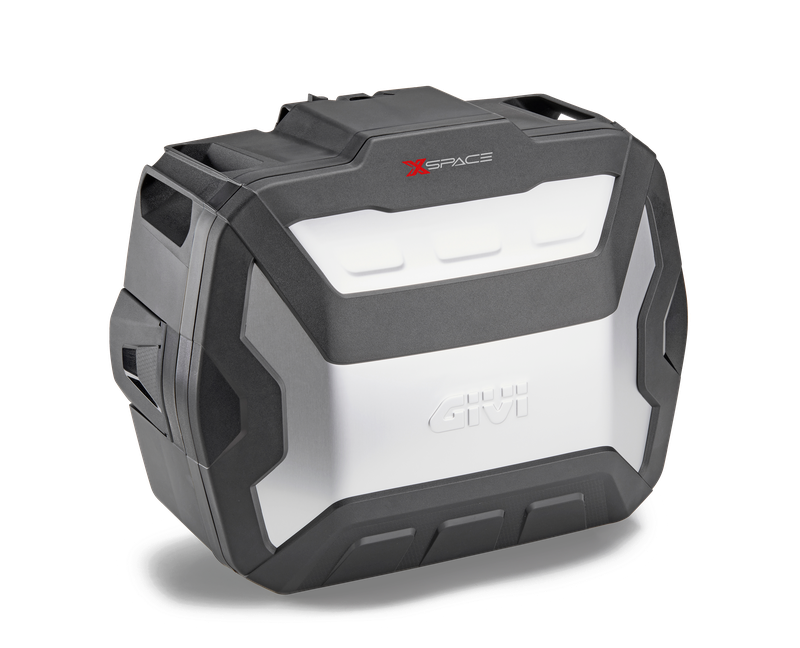 XP01AAA XSPACE GIVI expandable case with aluminium finish