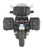 XP01AAA tris di valigie espandibili montate su BMW R 1300 GS (24) - modalità 27 L.