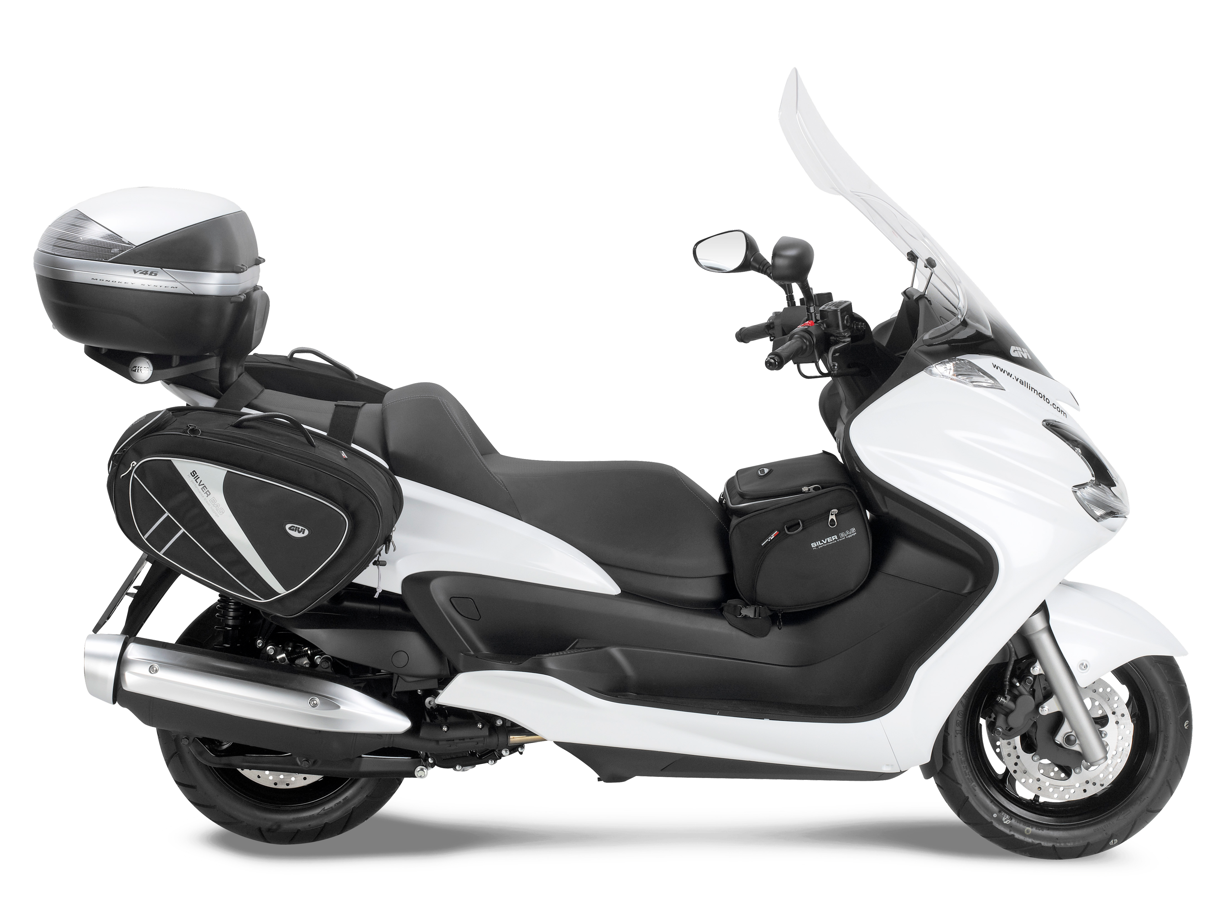 Allestimento GIVI su Yamaha Majesty 400 (09) lato