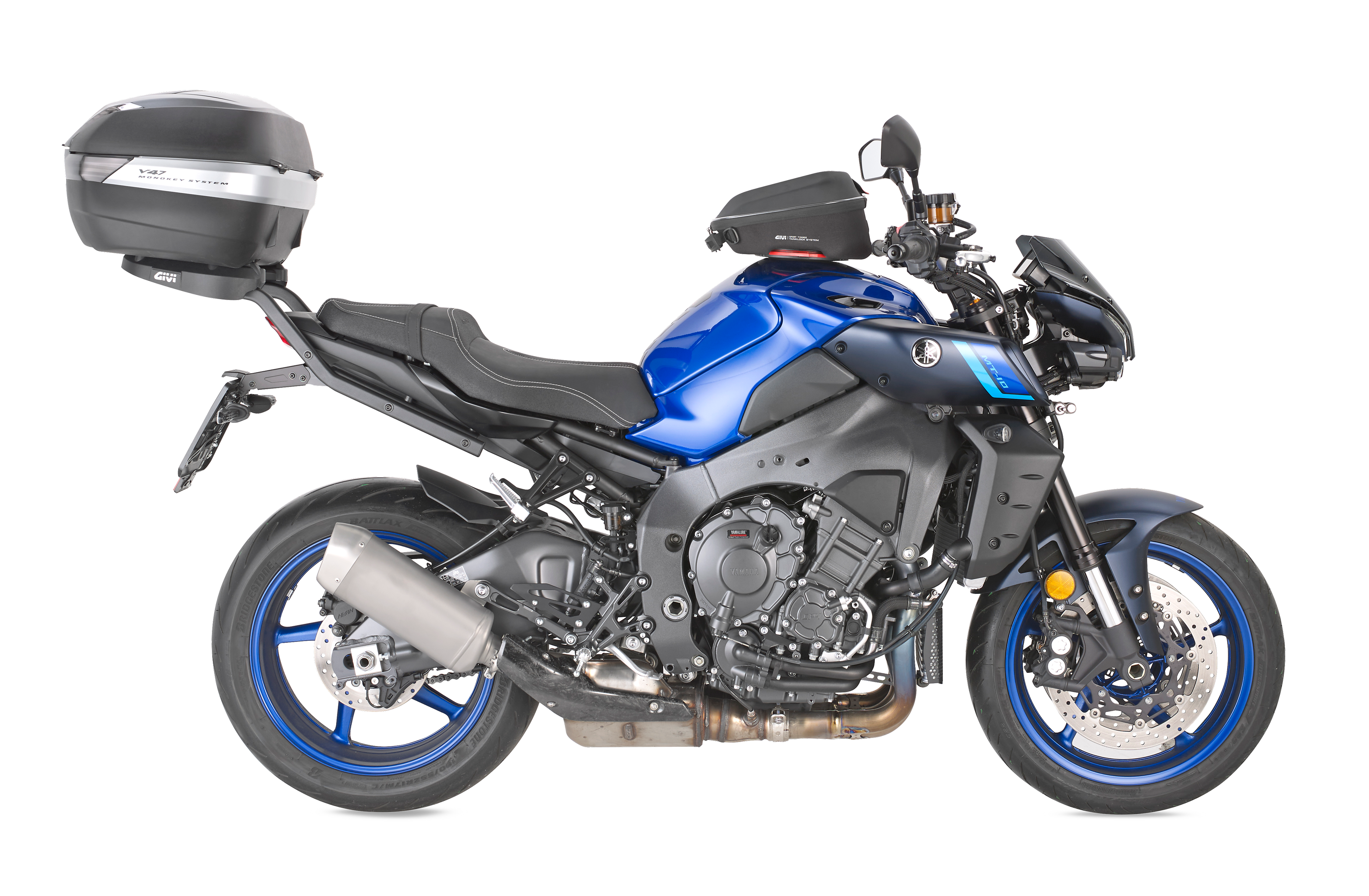 Yamaha MT-10 (22) allestita con GIVI V47