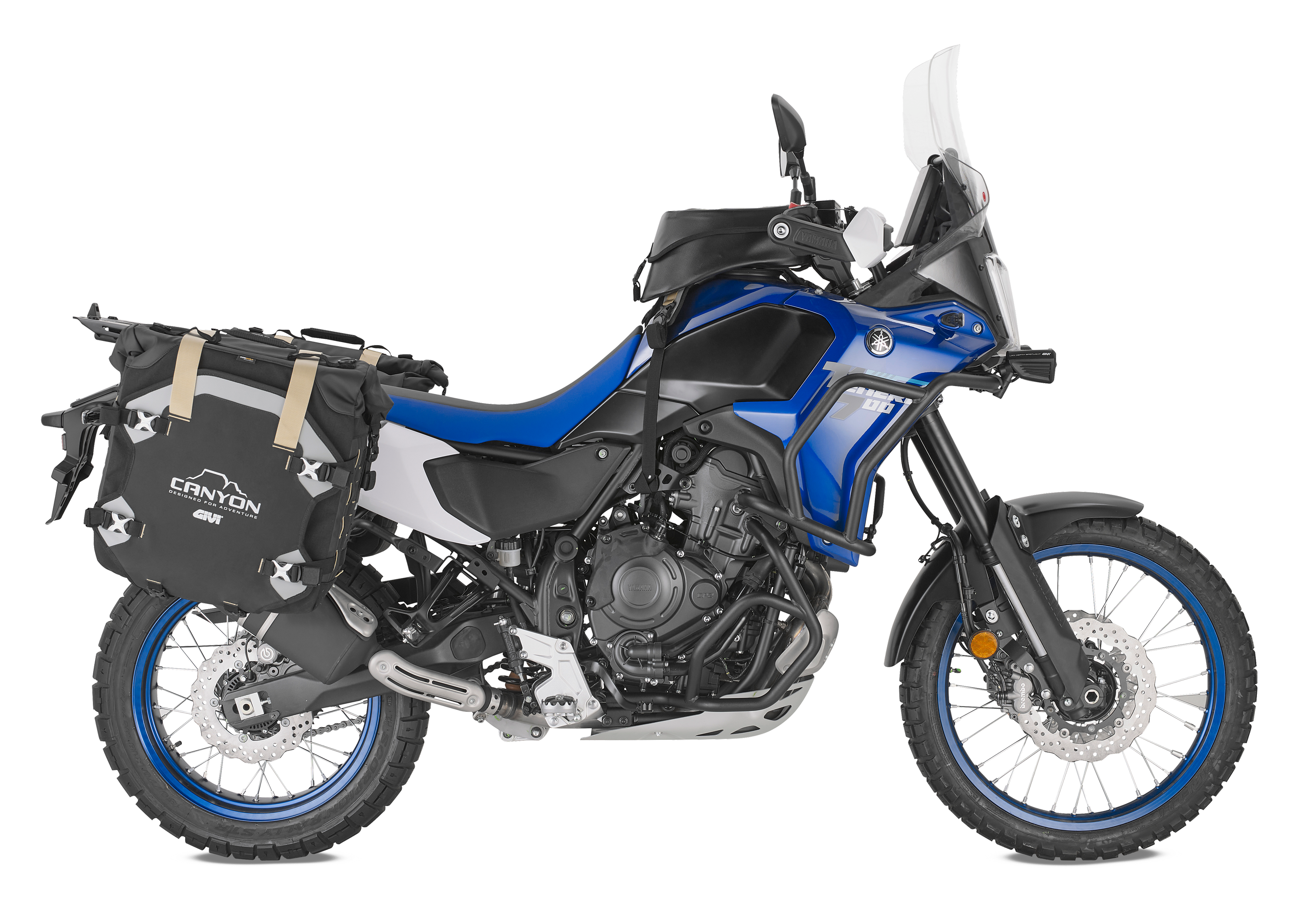 YAMAHA Tenere 700 (25) allestita con  borse soffici Canyon