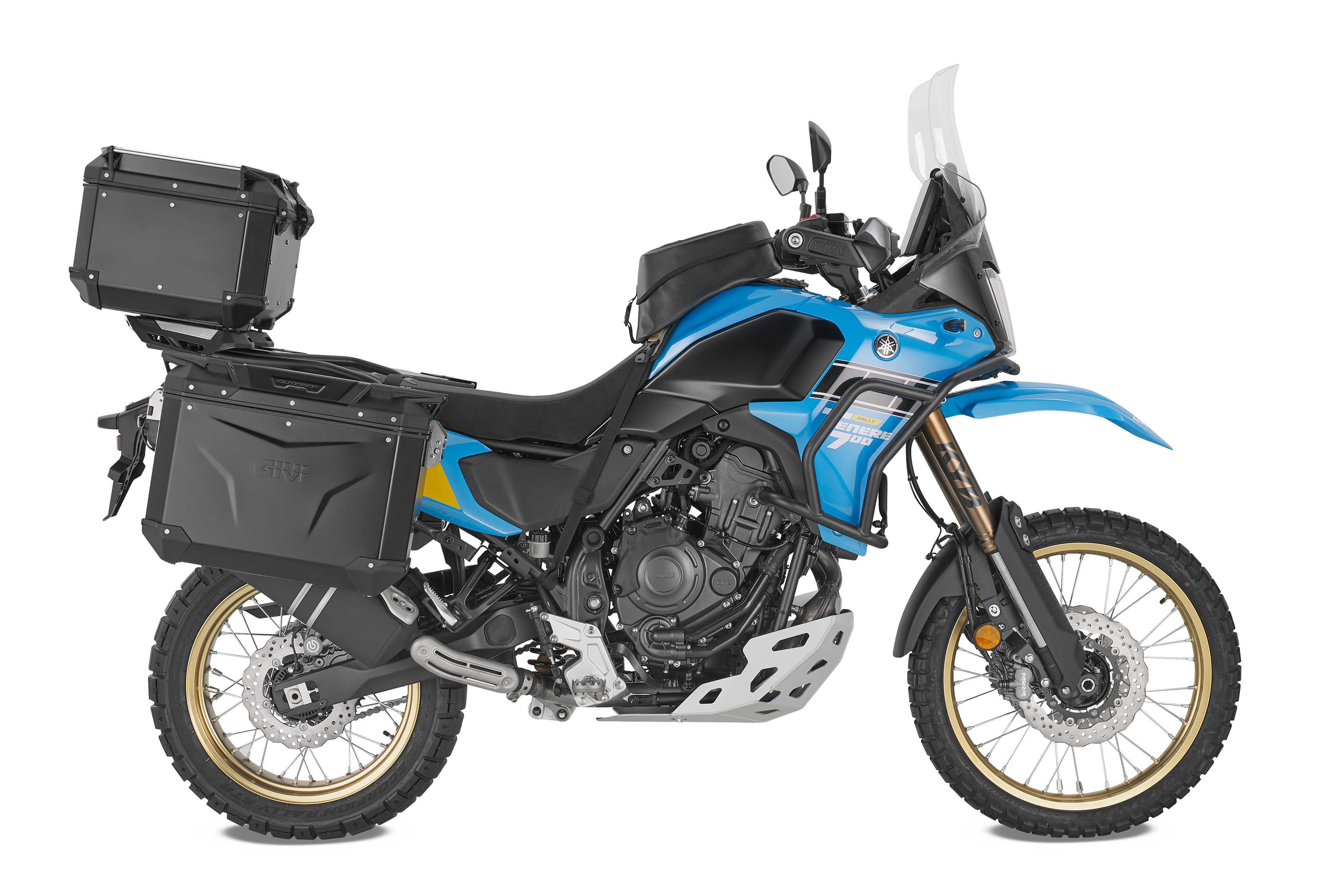 Yamaha Tenerè 700 Rally (2025) allestita con Trekker Outback evo black line