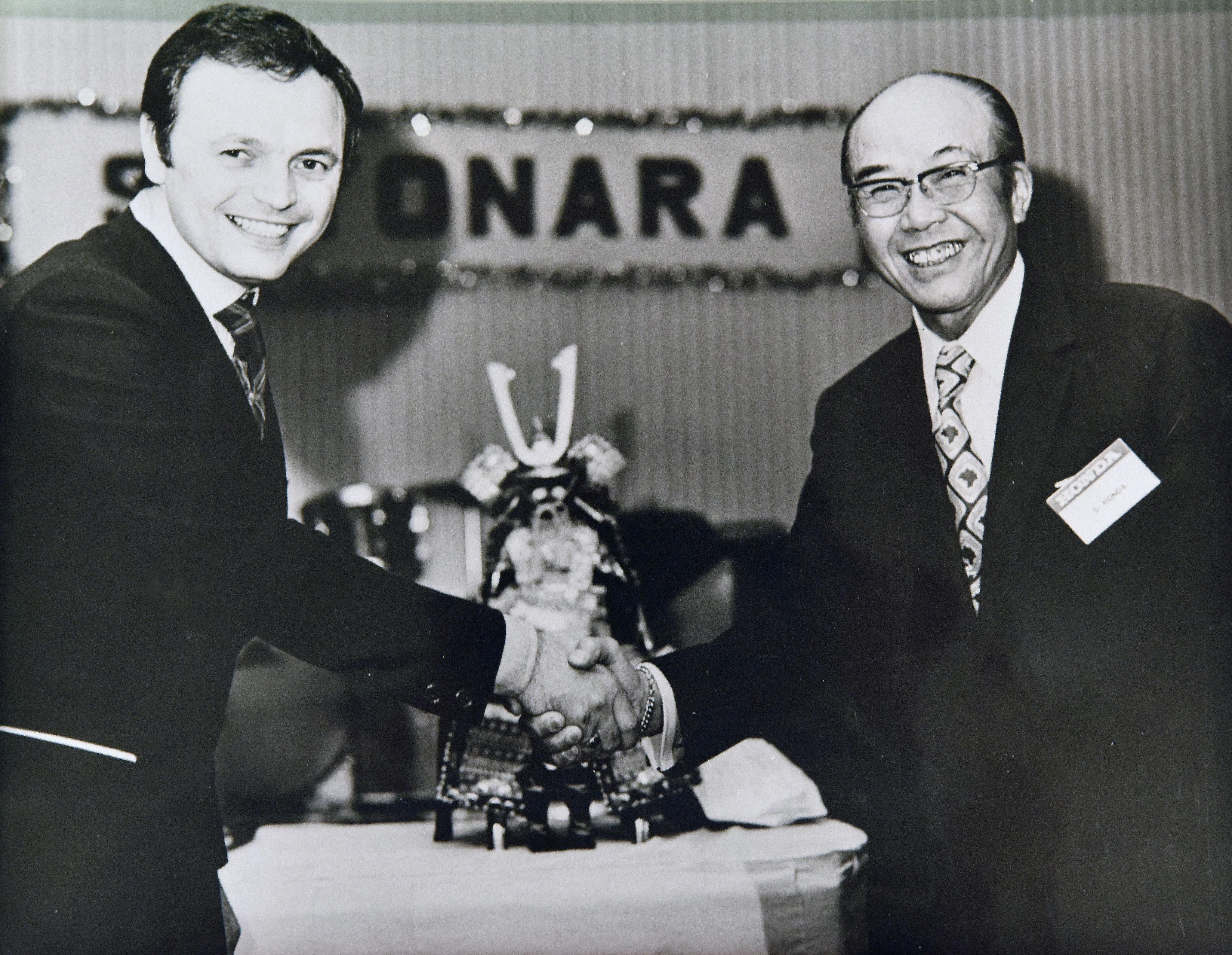 Visenzi e Soichiro Honda