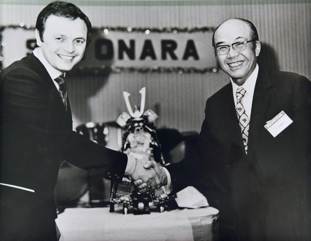 Visenzi e Soichiro Honda