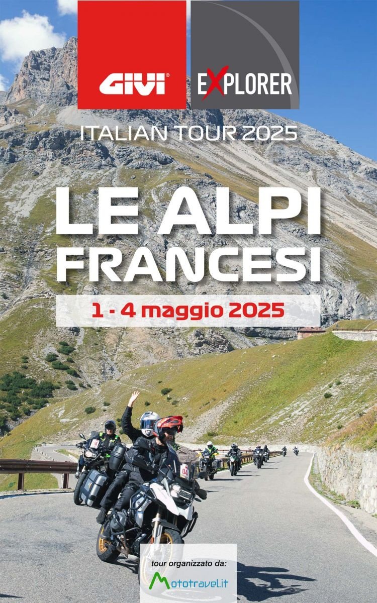 GIVI Tour: quattro giorni in moto tra le meraviglie delle Alpi francesi.
