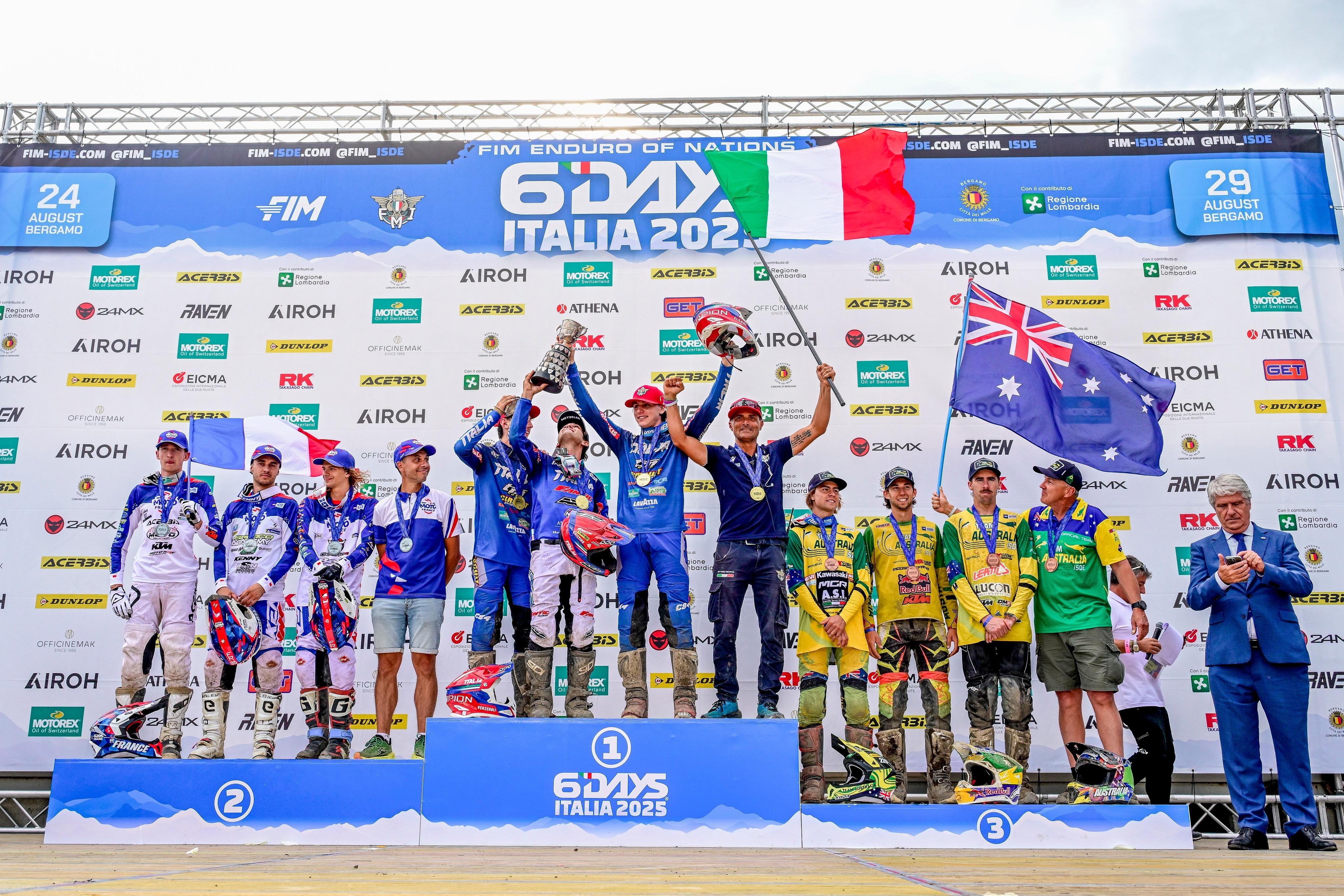 PILOTI GIVI SUL TETTO DEL MONDO ALLA SEI GIORNI DI ENDURO
