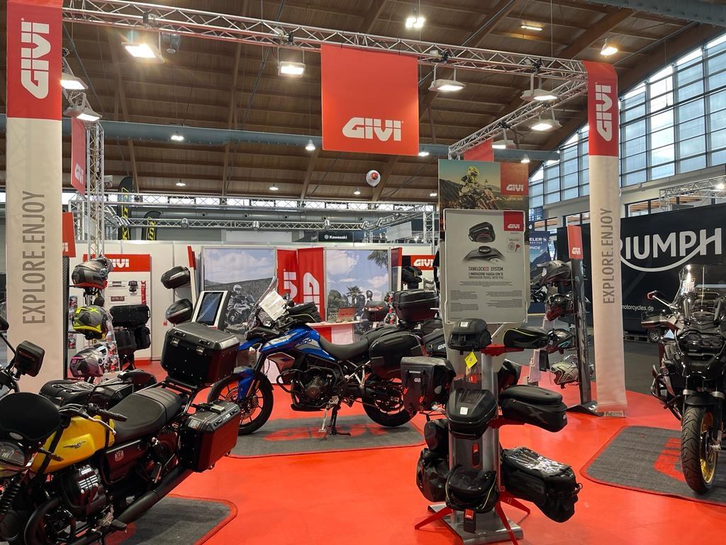 GIVI si fa in tre in Germania alle fiere di Friedrichshafen, Tulln e Amburgo!