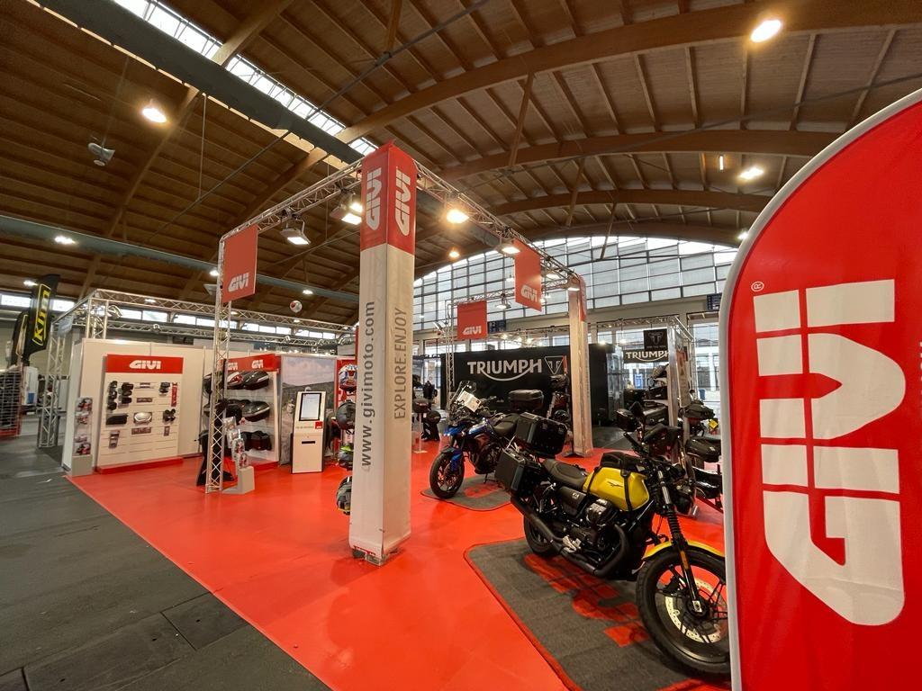 GIVI si fa in tre in Germania alle fiere di Friedrichshafen, Tulln e Amburgo!
