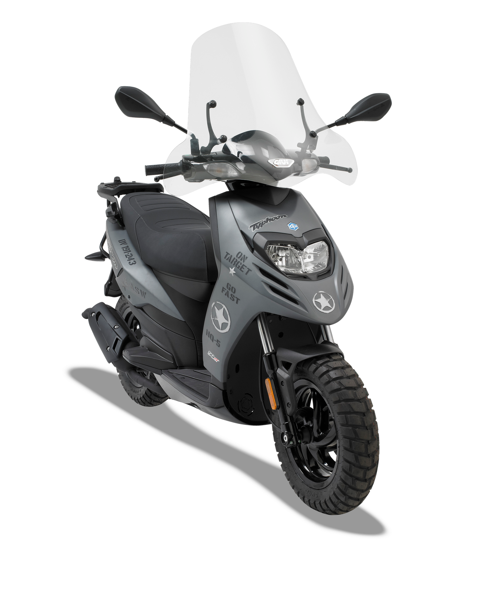 288A screen GIVI mounted with A5602A on Piaggio Typhoon 50 (11)