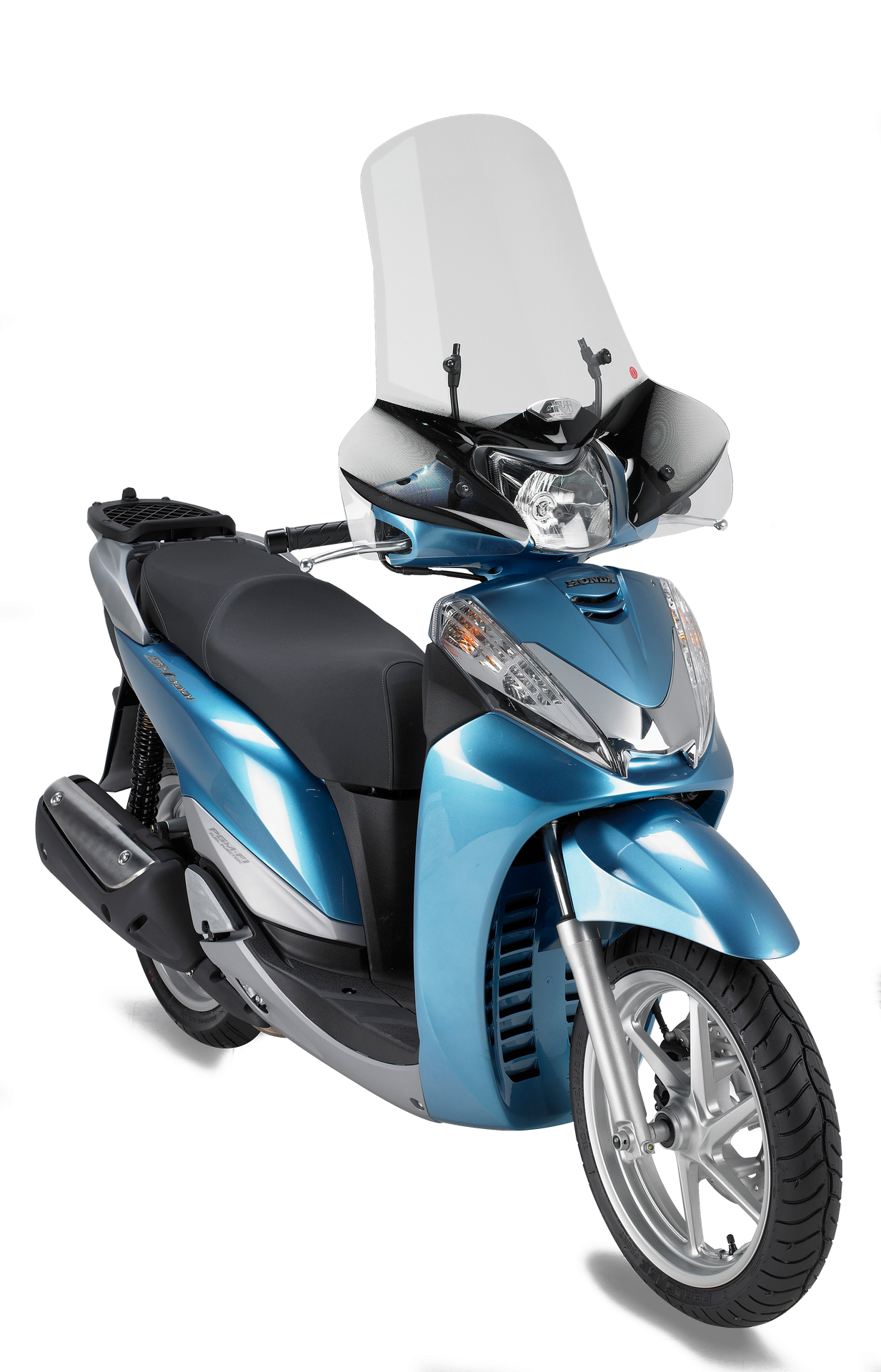 308A screen GIVI mounted with A1100A on Honda SH 300i (11)