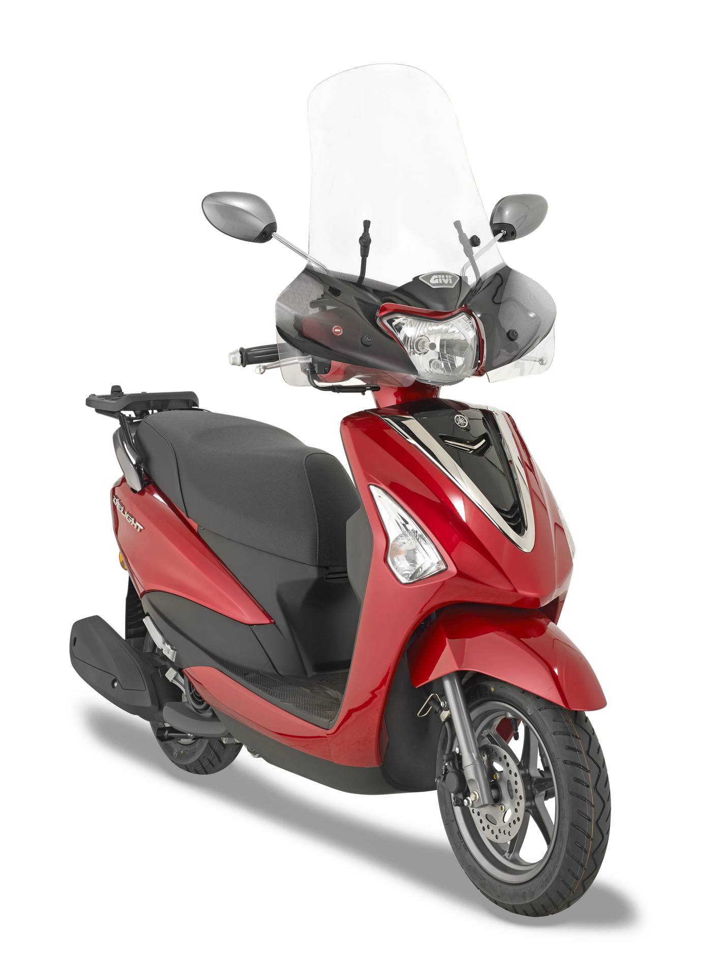 308A screen GIVI mounted with A2134A on Yamaha D'elight 125 (17)