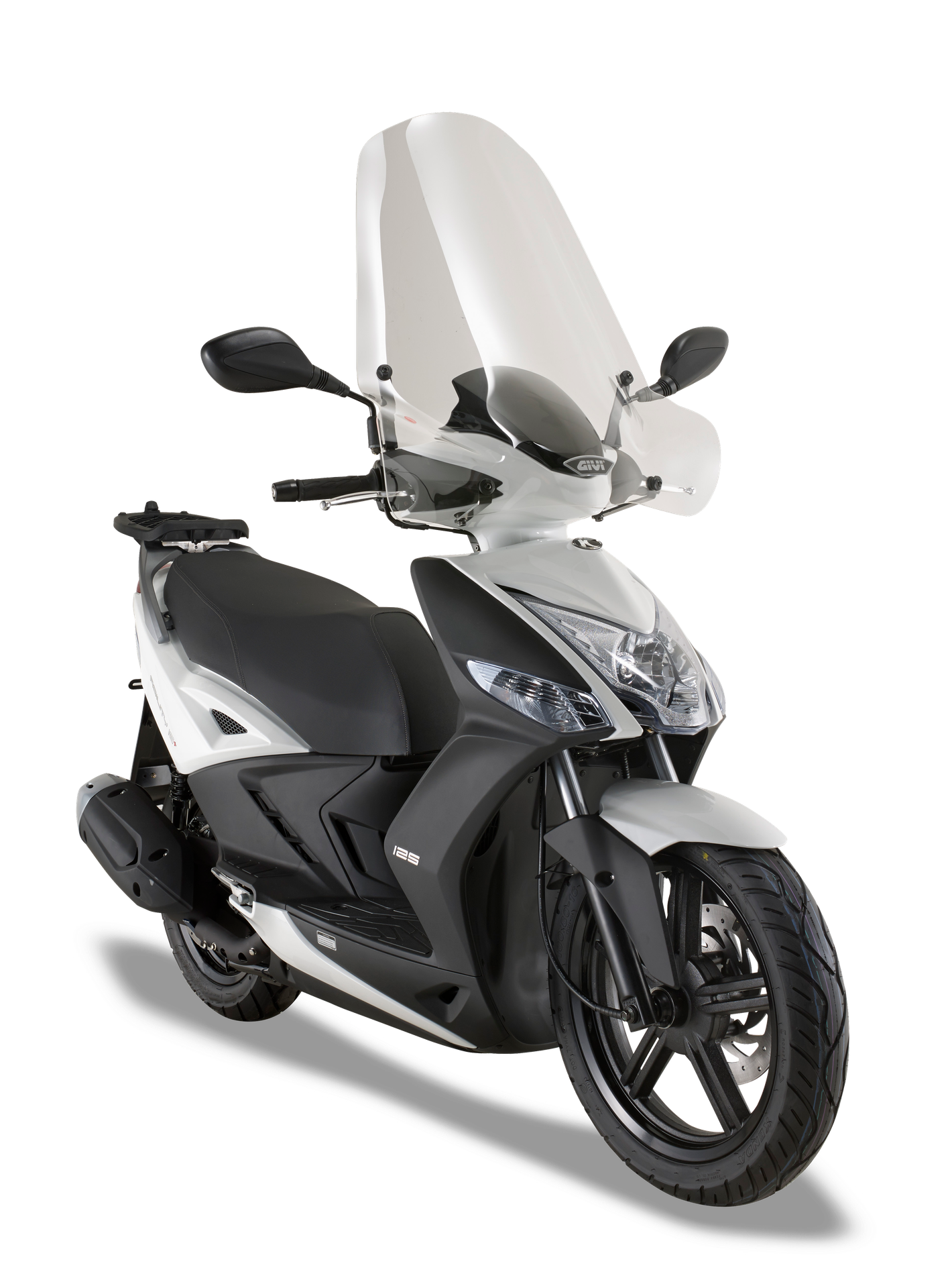 441A screen GIVI mounted with A6106A on Kymco Agility 200 R16+ (14)