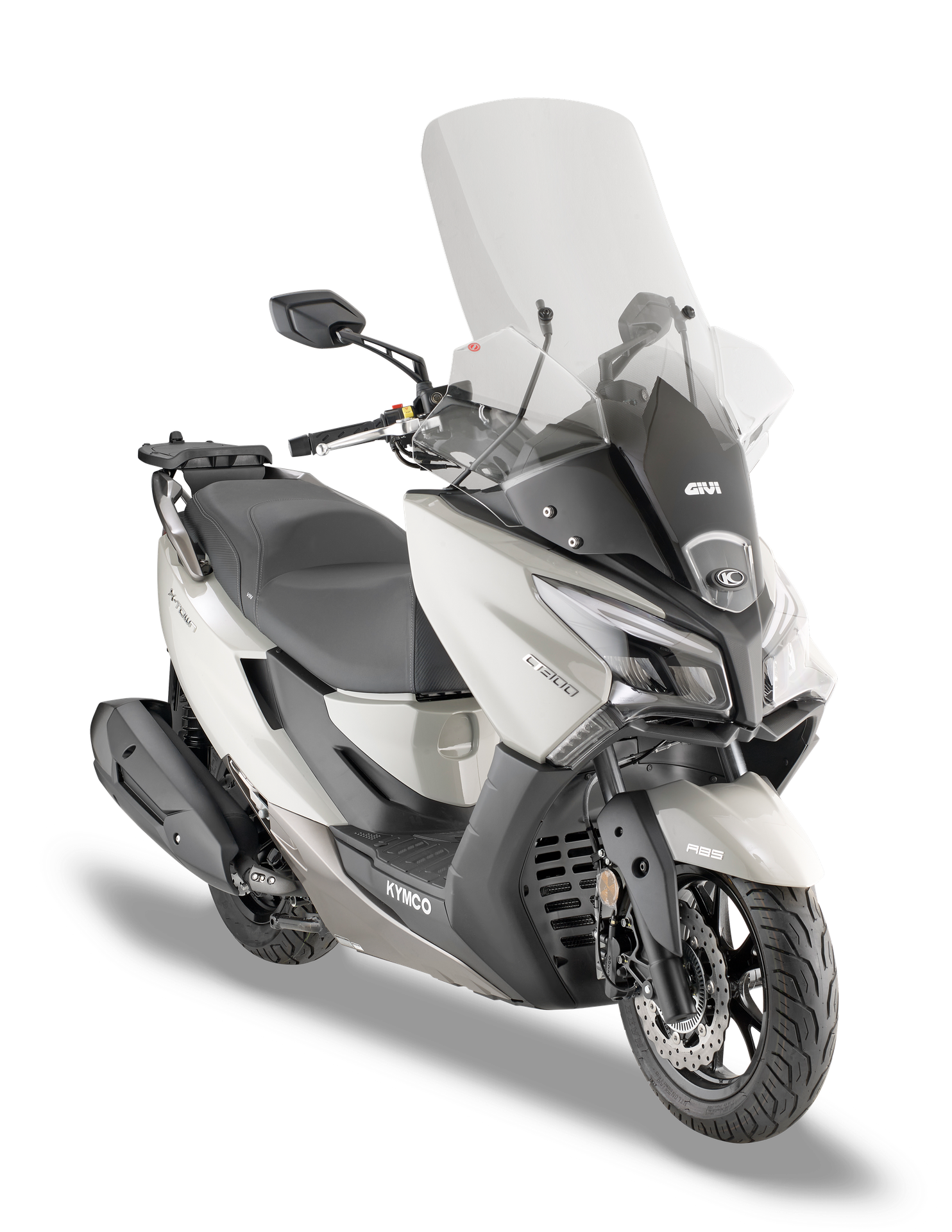 6115DT screen GIVI mounted with D6115KIT on Kymco X-Town 300 City (20)