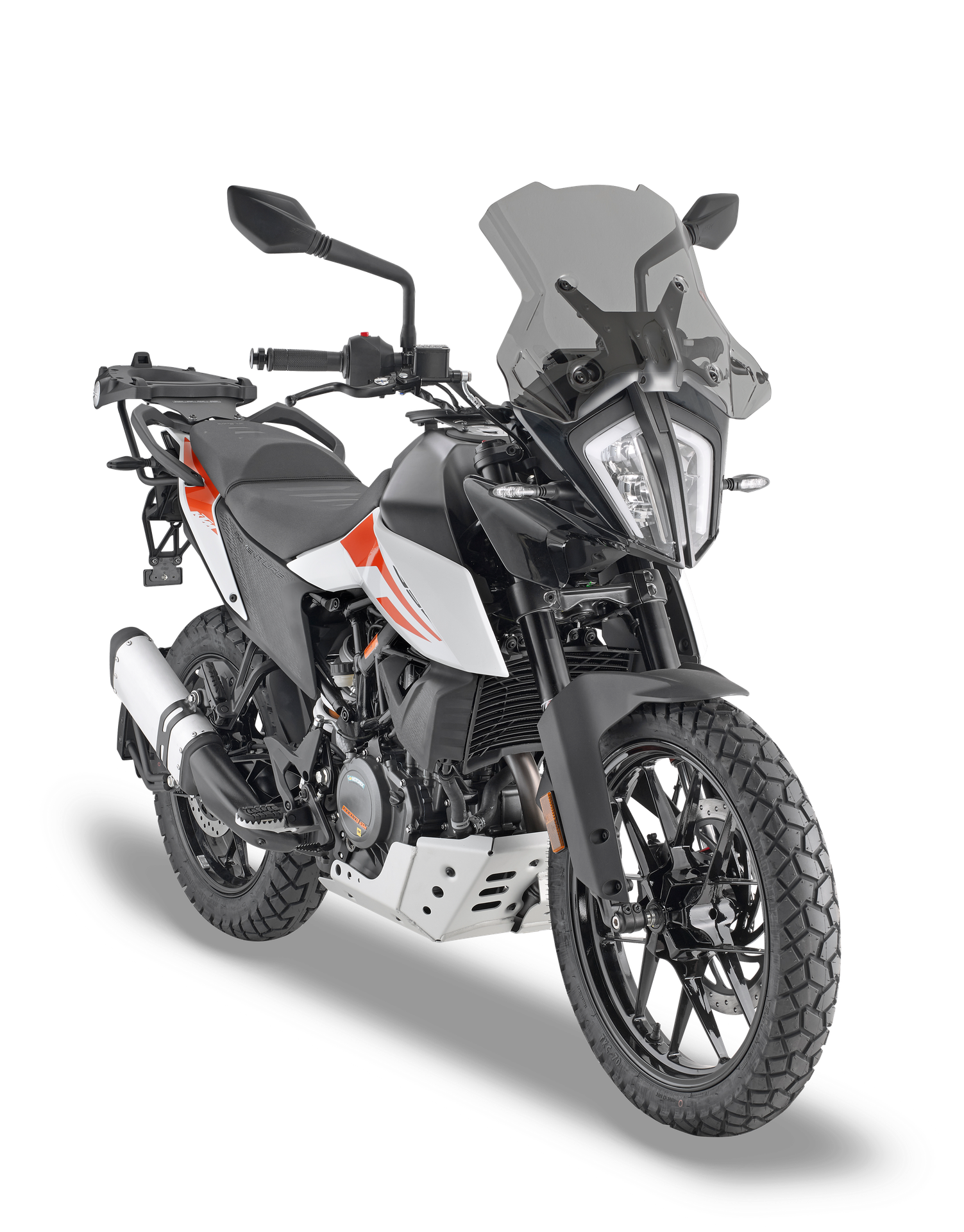 7710DT screen GIVI mounted with D7711KIT on KTM 390 Adventure (20)