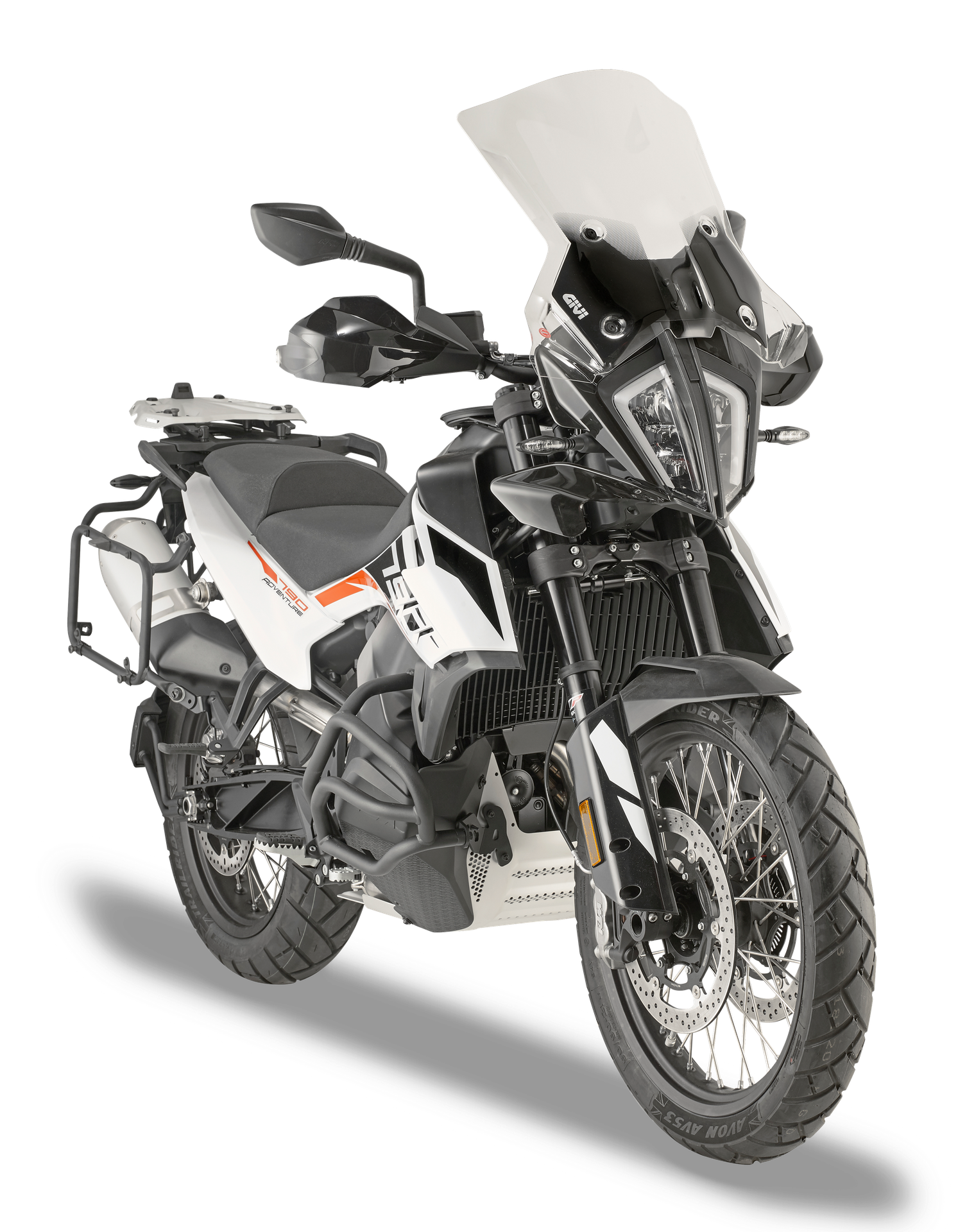 7710DT screen GIVI mounted on KTM 790 Adventure (19)