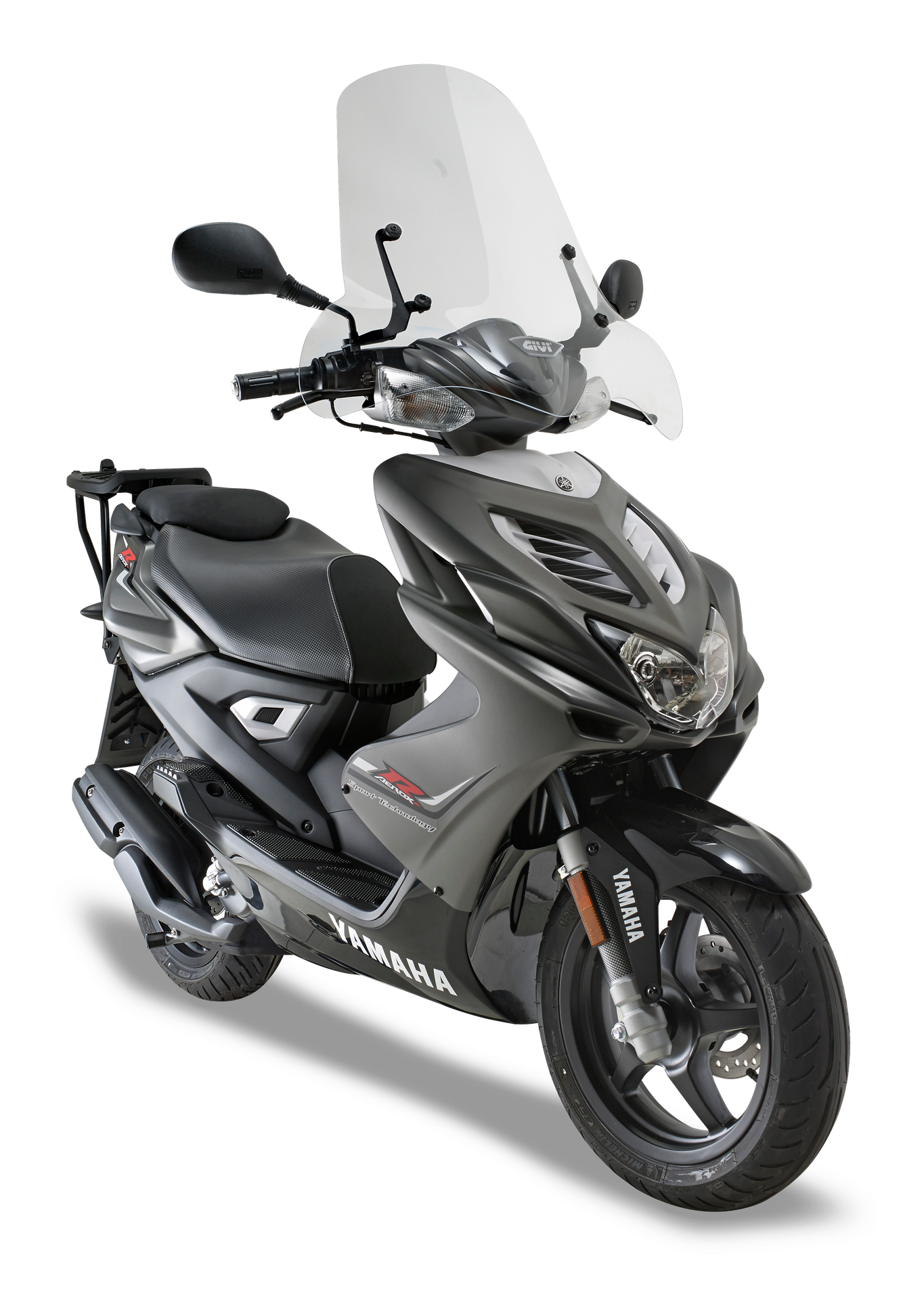 A2113A specific fitting kit GIVI mounted with 288A on Yamaha Aerox R 50 (13)