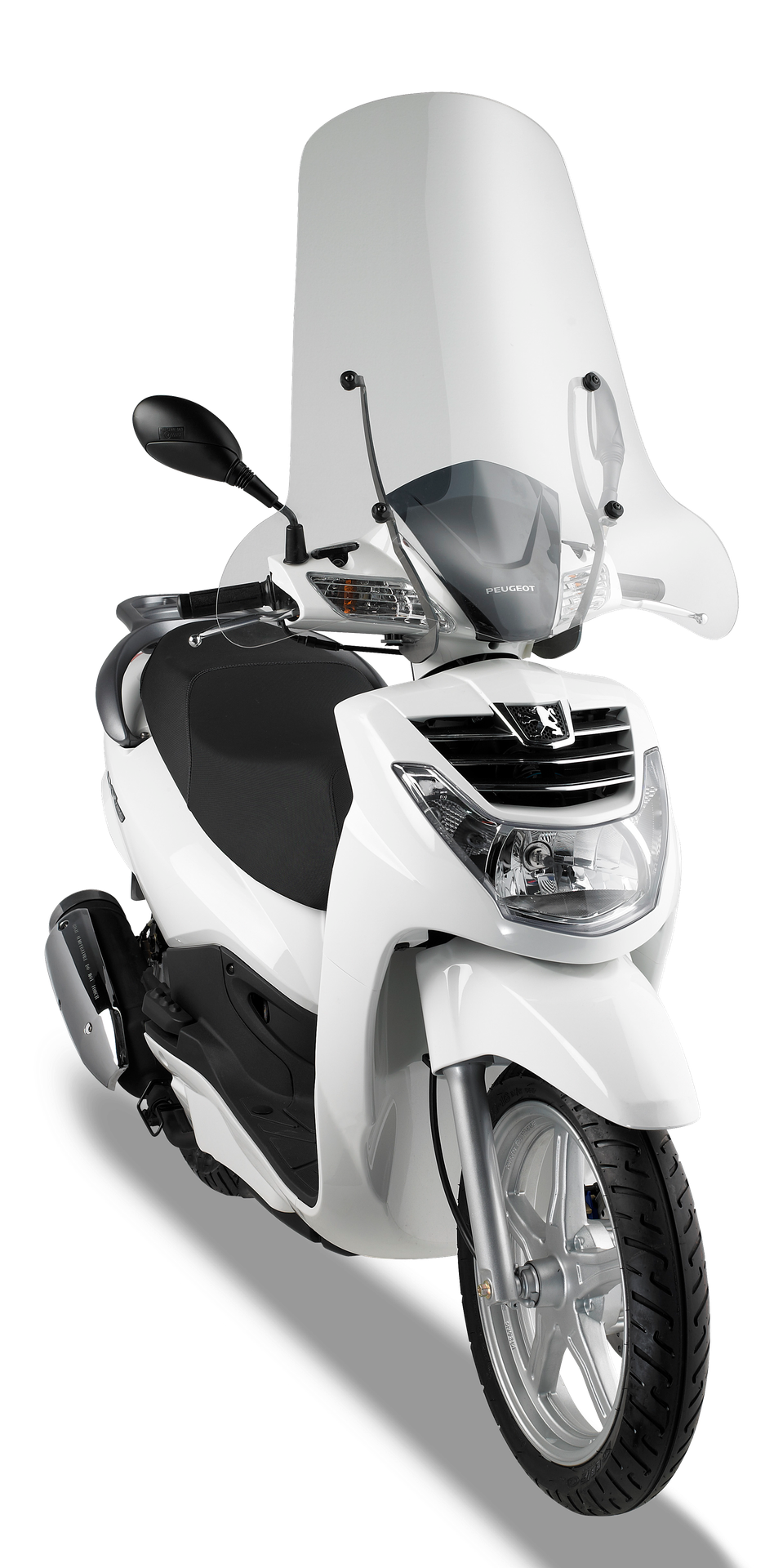 A298A specific fitting kit GIVI mounted with 128A on Peugeot LXR 125 (09)