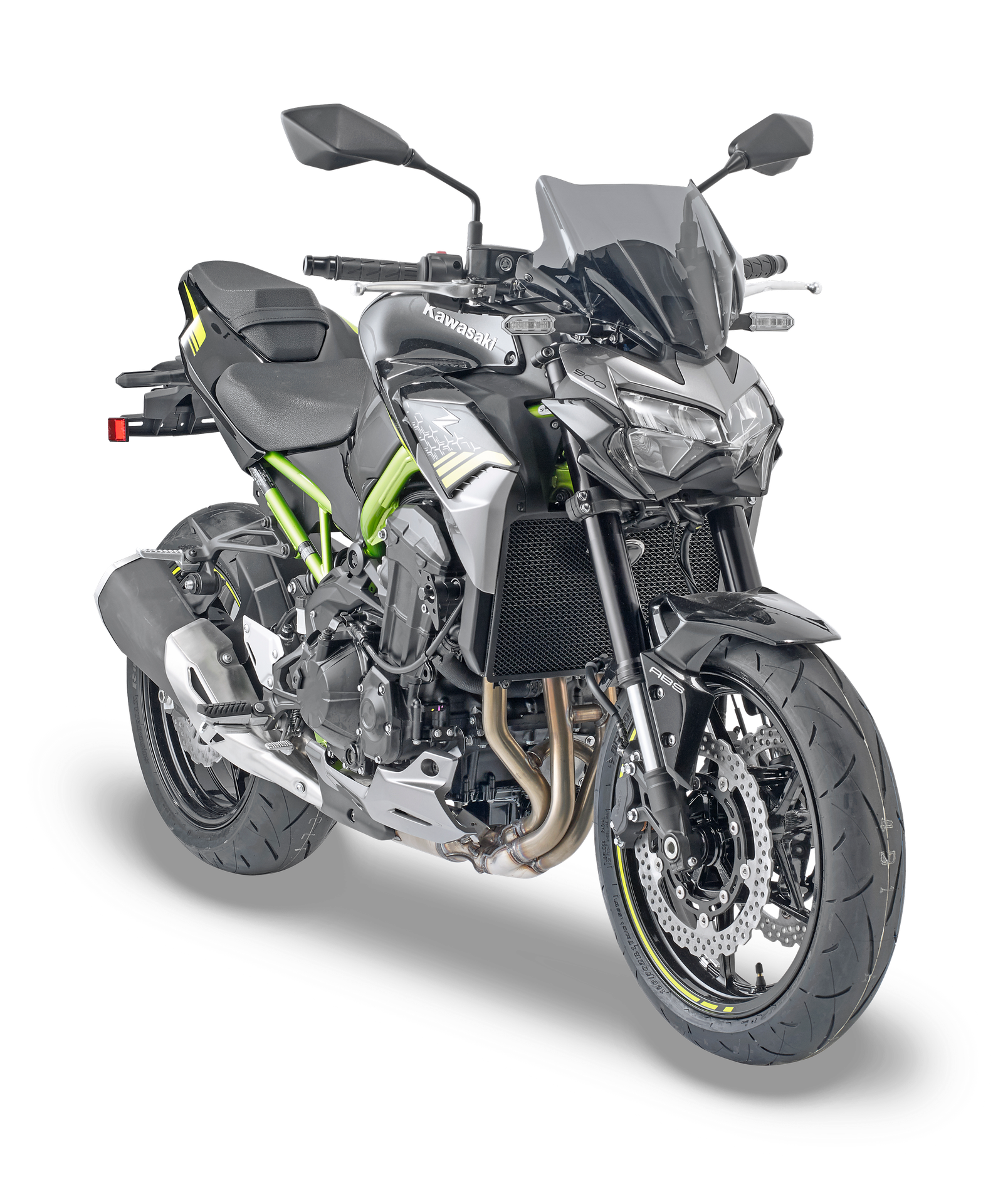 A4128A specific fitting kit GIVI mounted with 1176A on Kawasaki Z 900 (20)