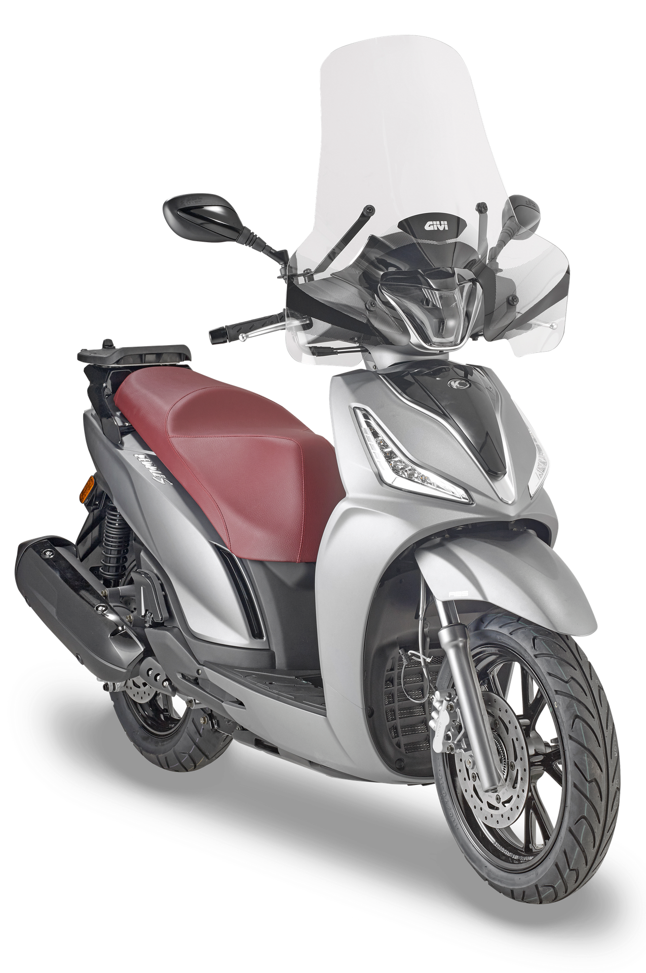 A6113A specific fitting kit GIVI mounted with 7057A on Kymco People S 300 (19)