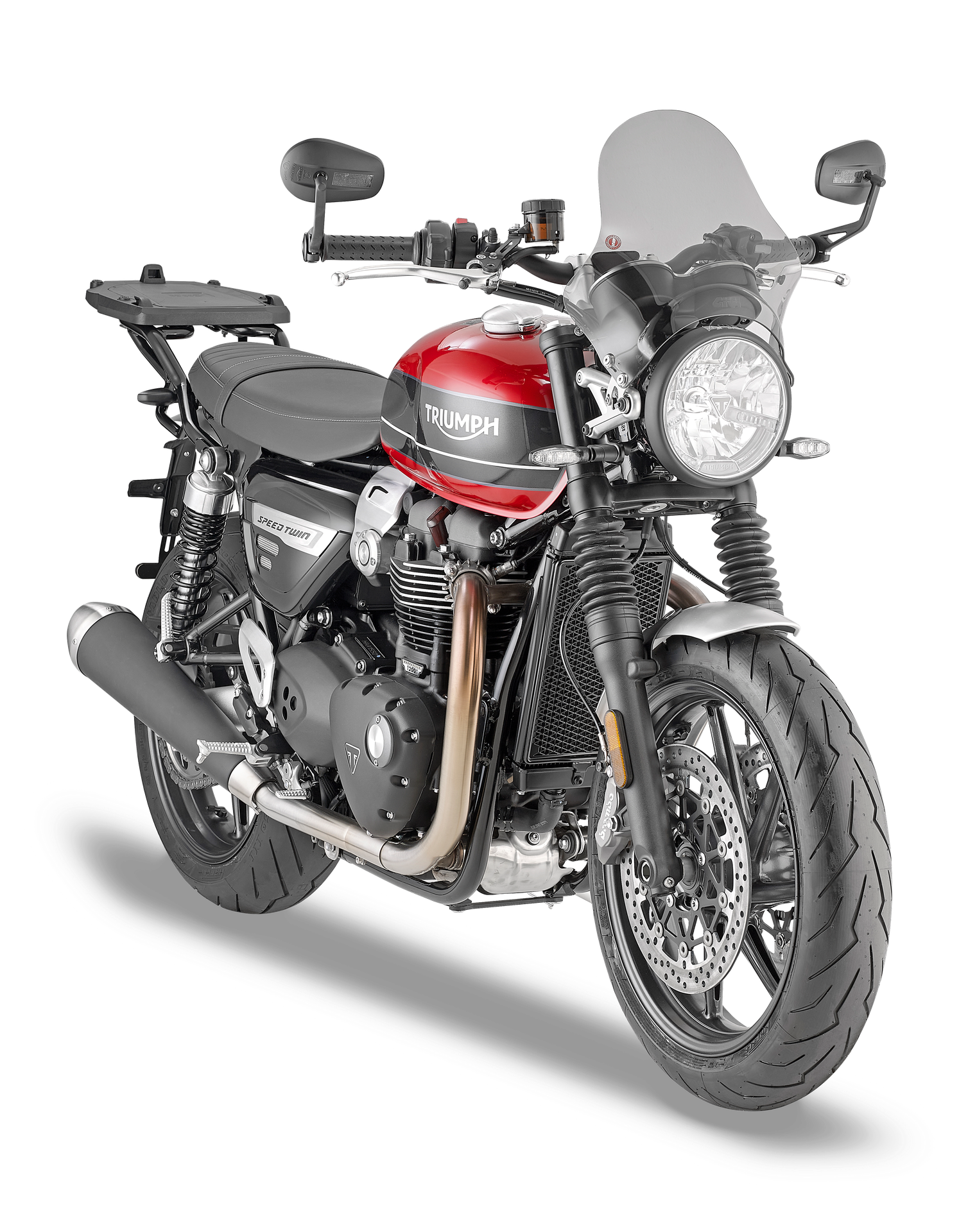 A6417A specific fitting kit GIVI mounted with A201 on Triumph Speed Twin 1200 (19)