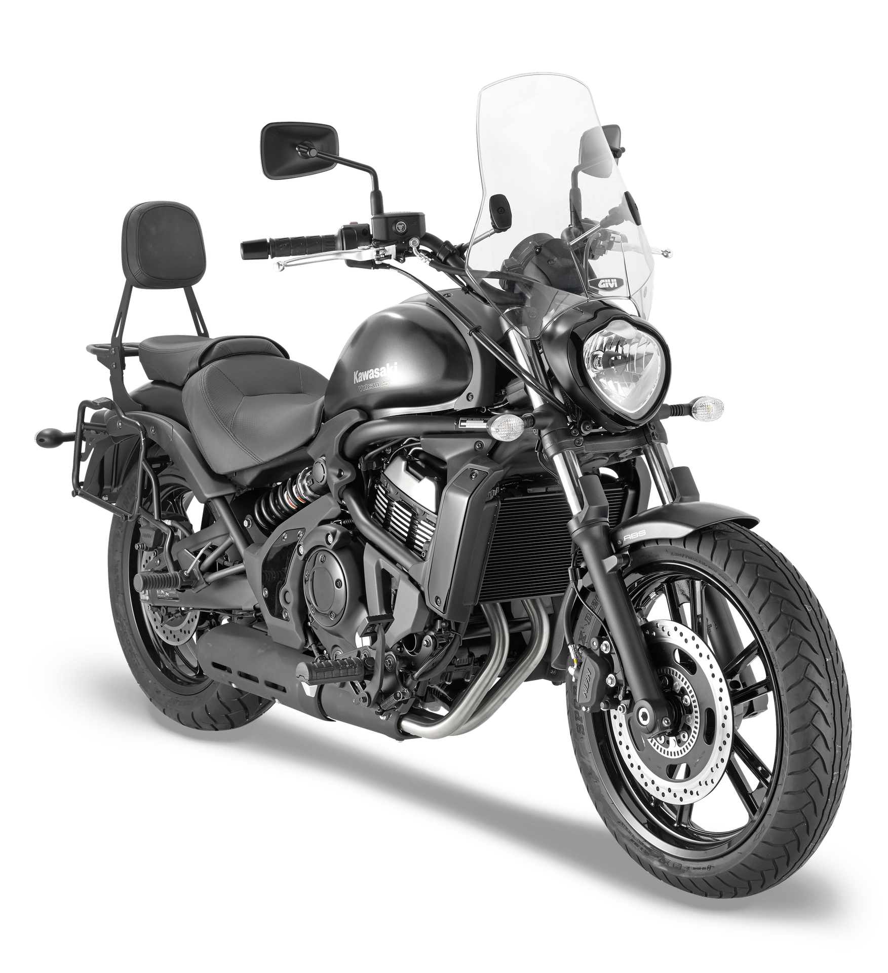 A660 screen GIVI mounted on Kawasaki Vulcan S 650 (15)