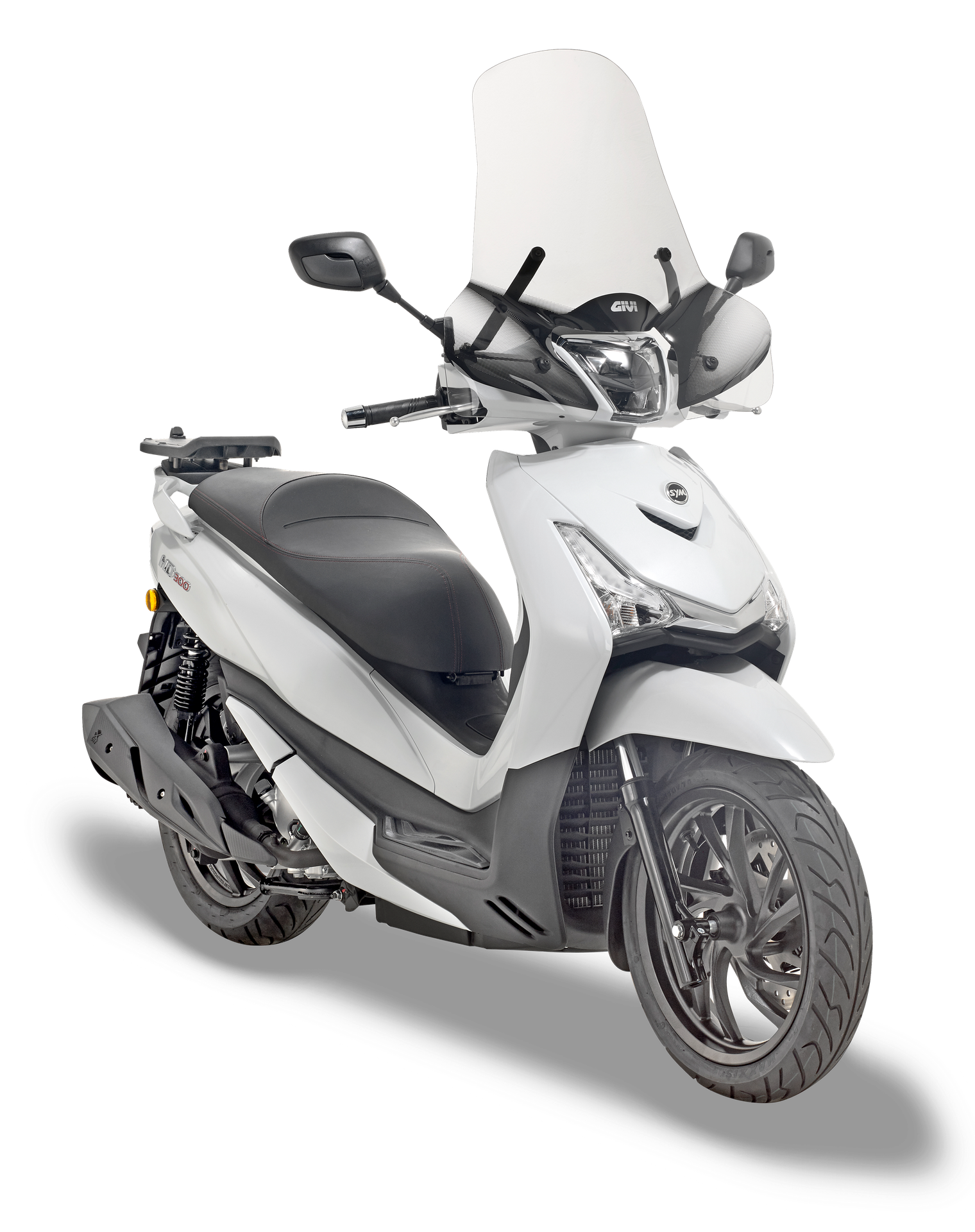 A7057A specific fitting kit GIVI mounted with 7057A on Sym HD 300 (19)