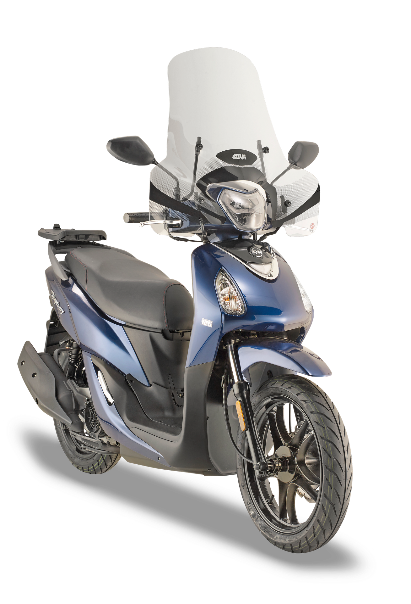 A7061A specific fitting kit GIVI mounted with 7057A on Sym Symphony 125 Euro 5 (20)