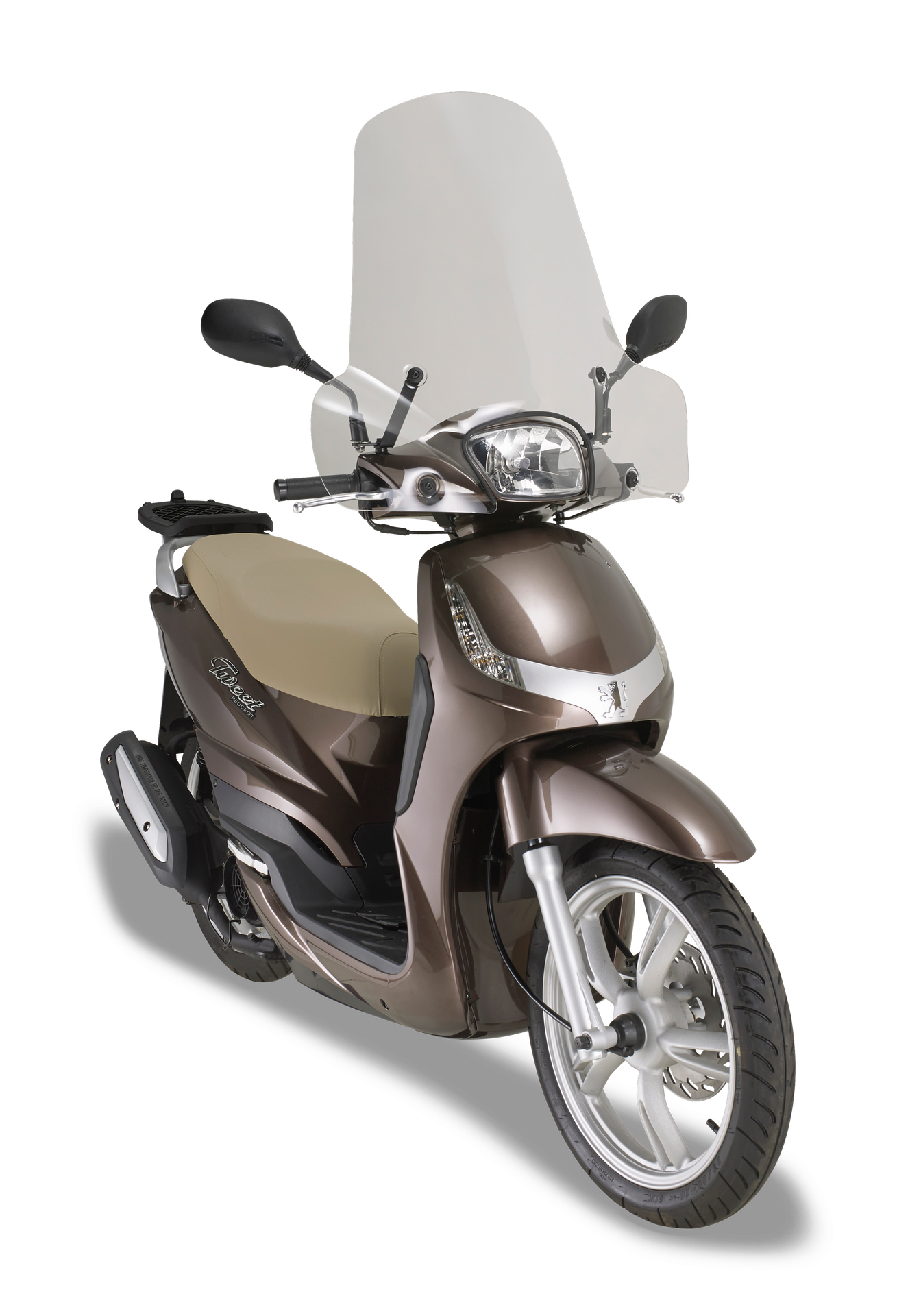 A8100A specific fitting kit GIVI mounted with 8100A on Peugeot Tweet 50 (10)