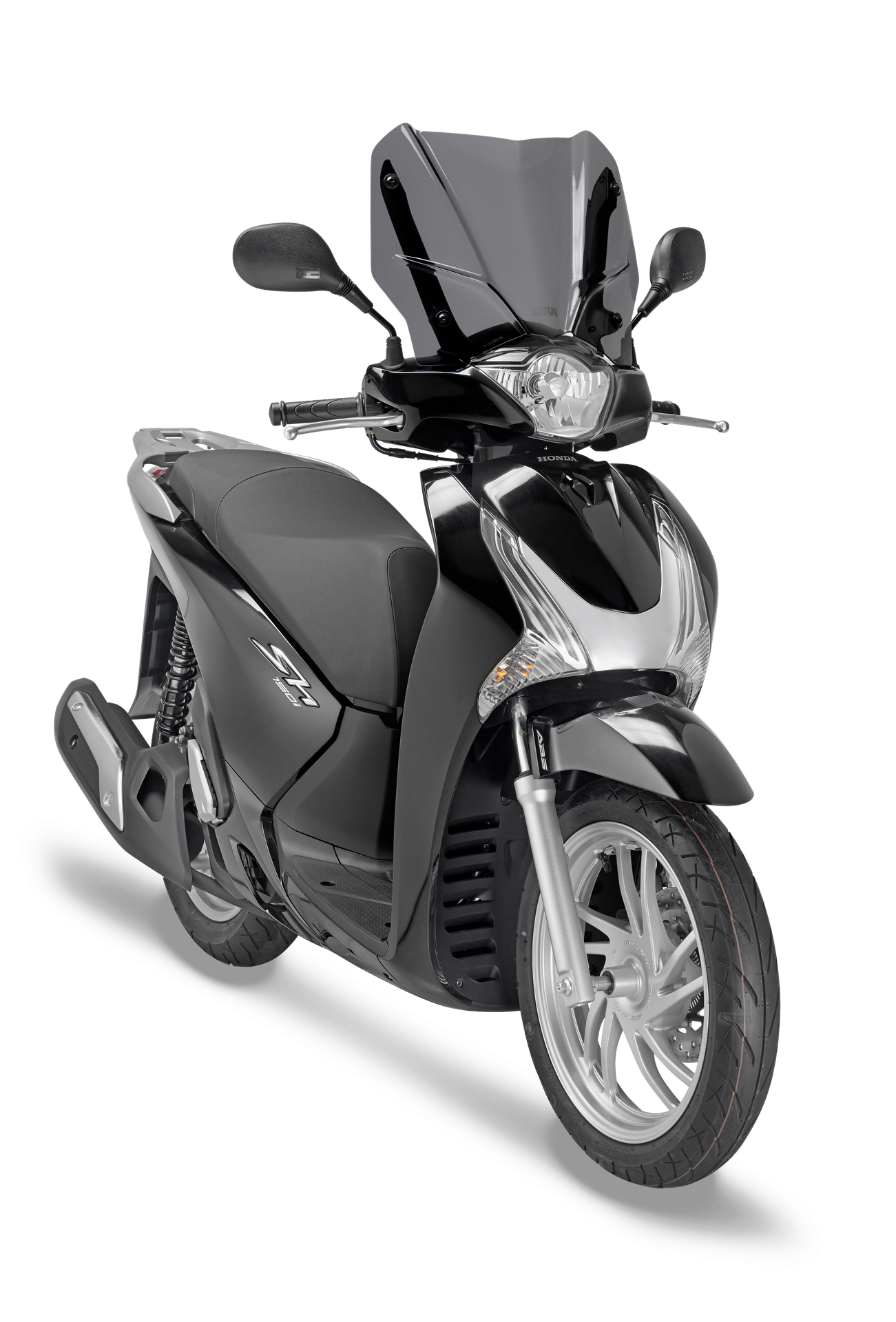 D1128S screen GIVI mounted on Honda SH 150i ABS (12)