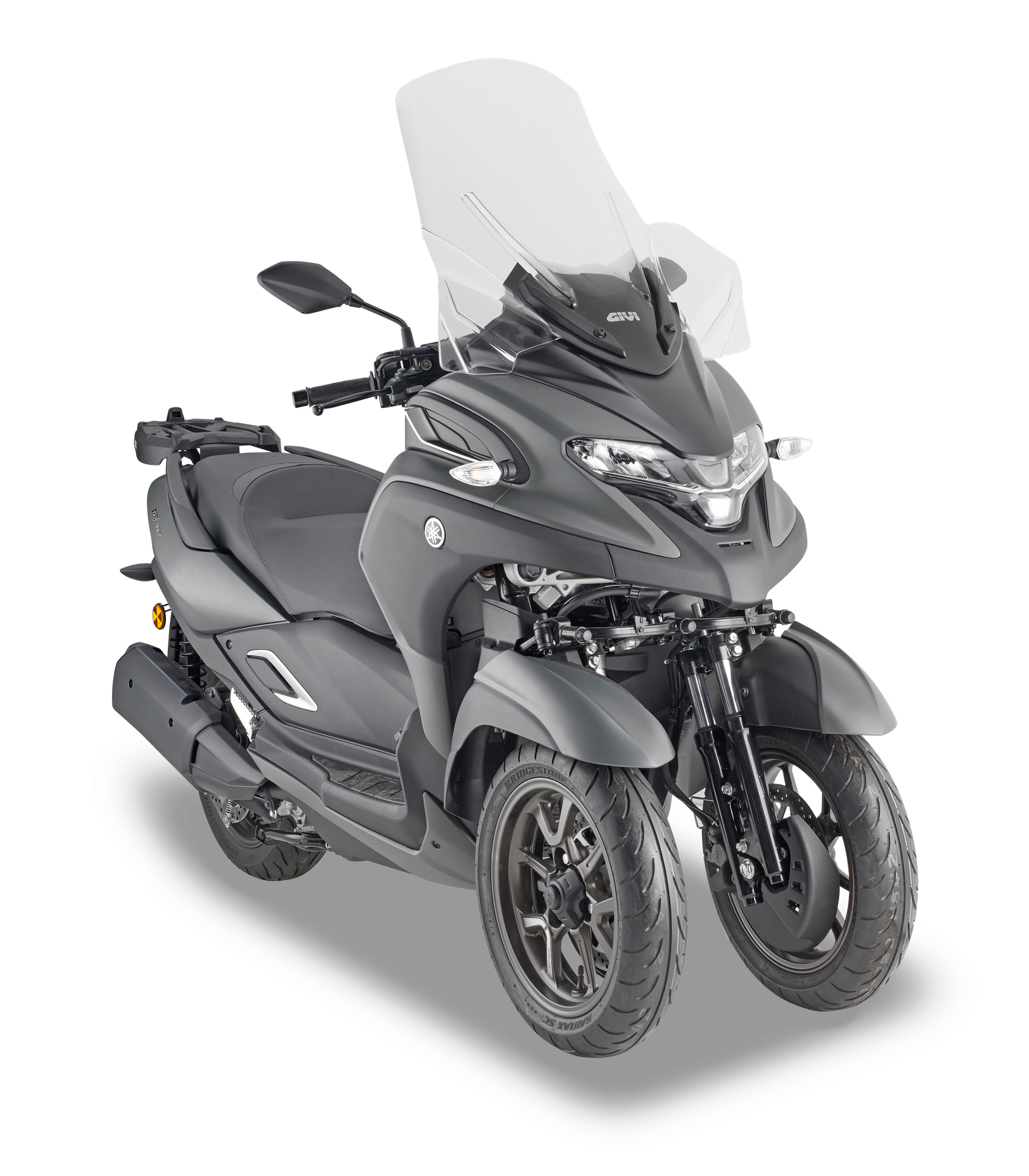 D2149ST screen GIVI mounted on Yamaha Tricity 300 (20)