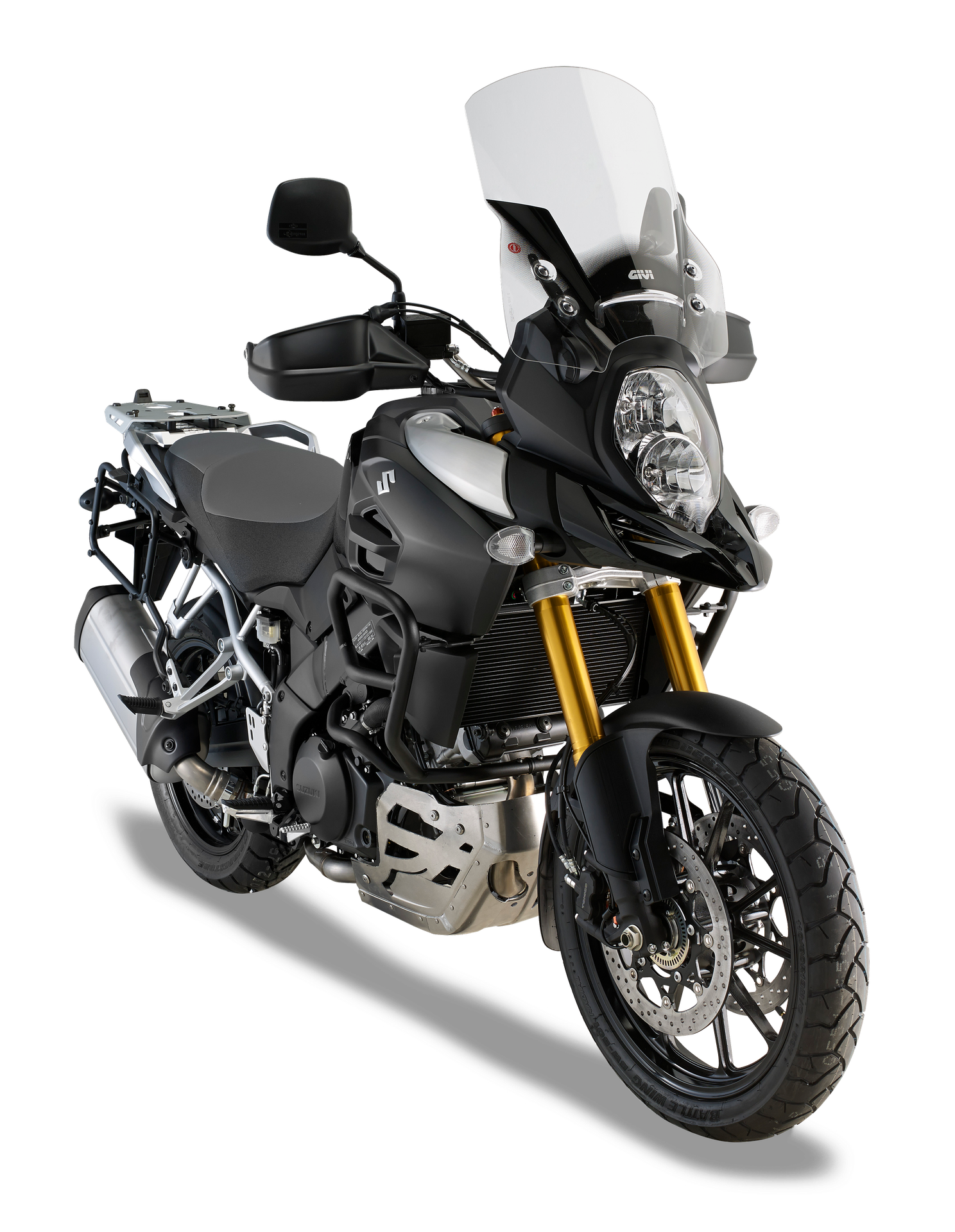 D3105ST screen GIVI mounted on Suzuki DL 1000 V-Strom (14)