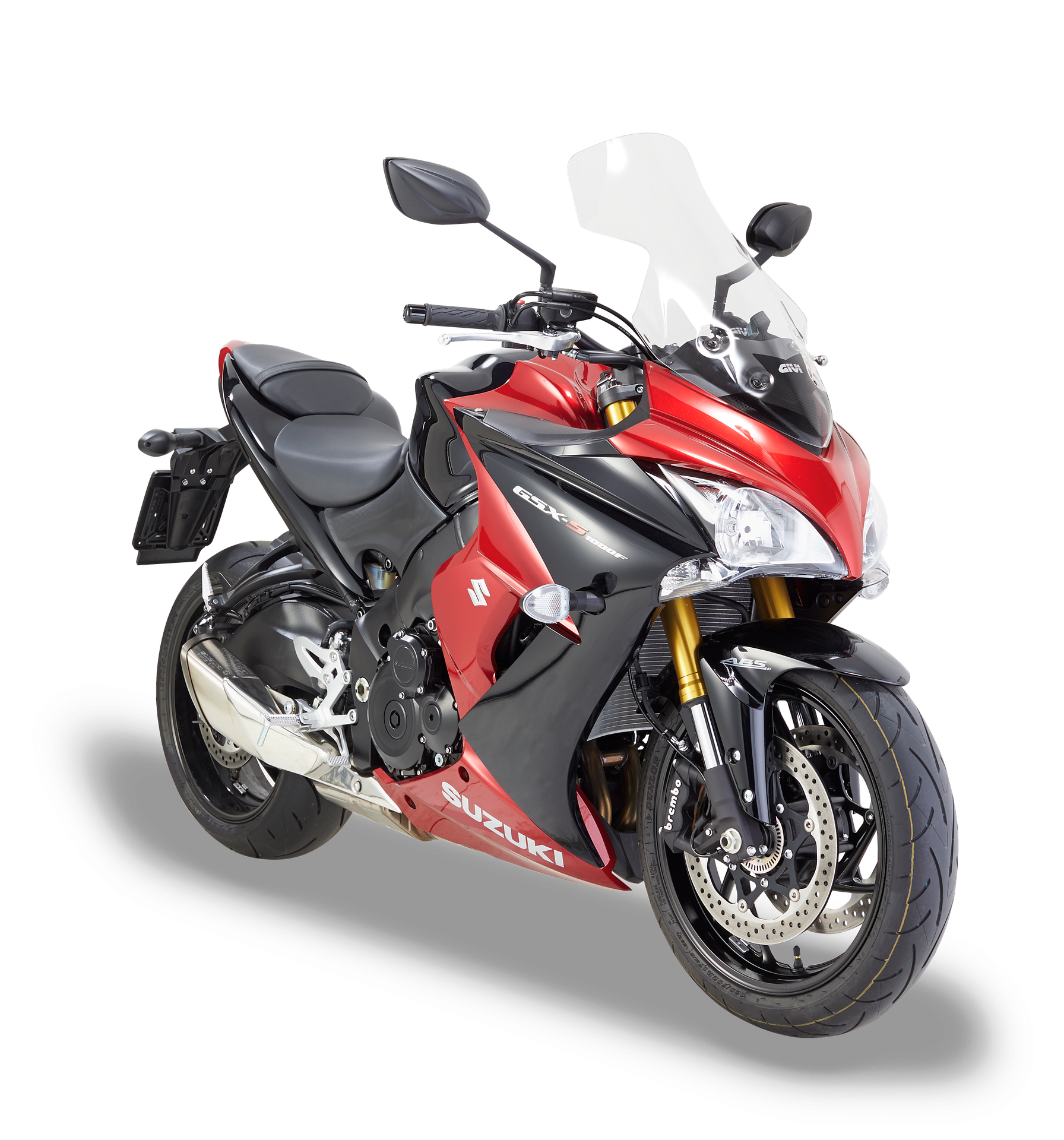 D3110ST screen GIVI mounted on Suzuki GSX S1000F (15)