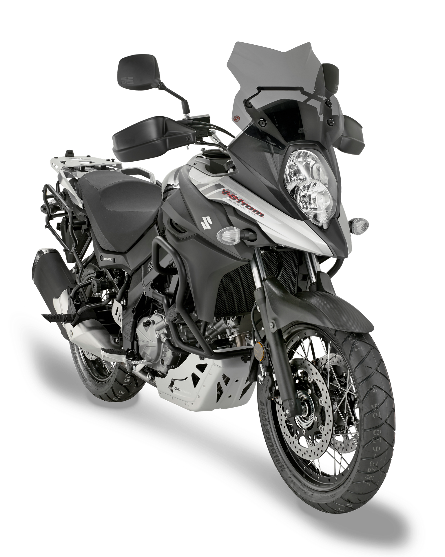 D3112B screen GIVI mounted on Suzuki DL 650 V-Strom (17)