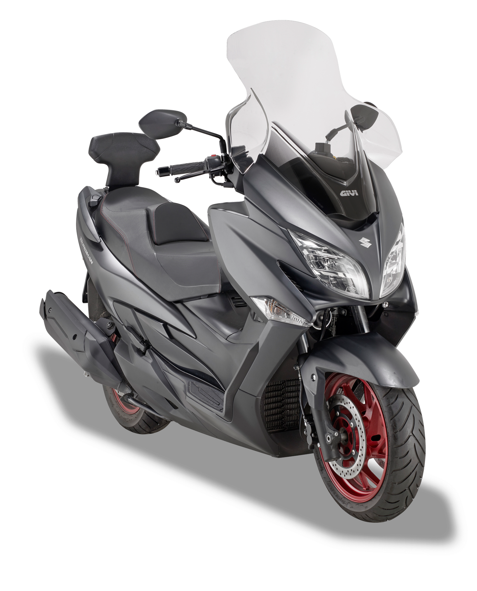 D3115ST screen GIVI mounted on Suzuki Burgman 400 (17)