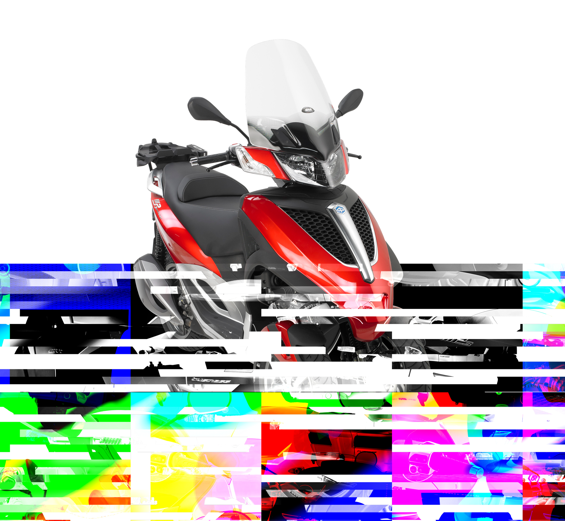 D5600ST screen GIVI mounted on Piaggio Mp3 Yourban 125 (11)