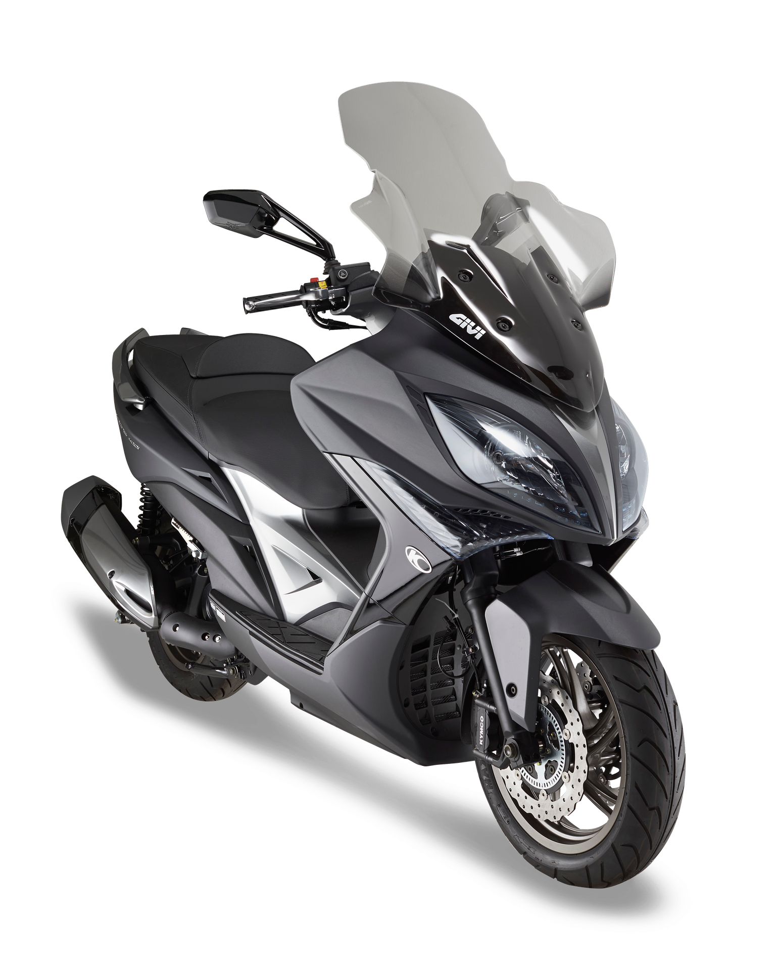 D6104ST screen GIVI mounted on Kymco Xciting 400i (13)